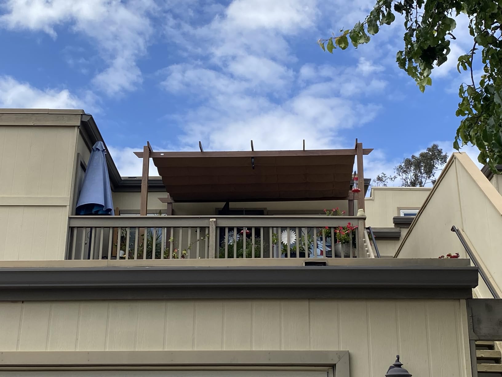 Domi Outdoor Living 10' X 10' Outdoor Retractable Pergola with Weather-Resistant Canopy Aluminum Garden Pergola Patio Grill Gazebo for Courtyard customer photo 1