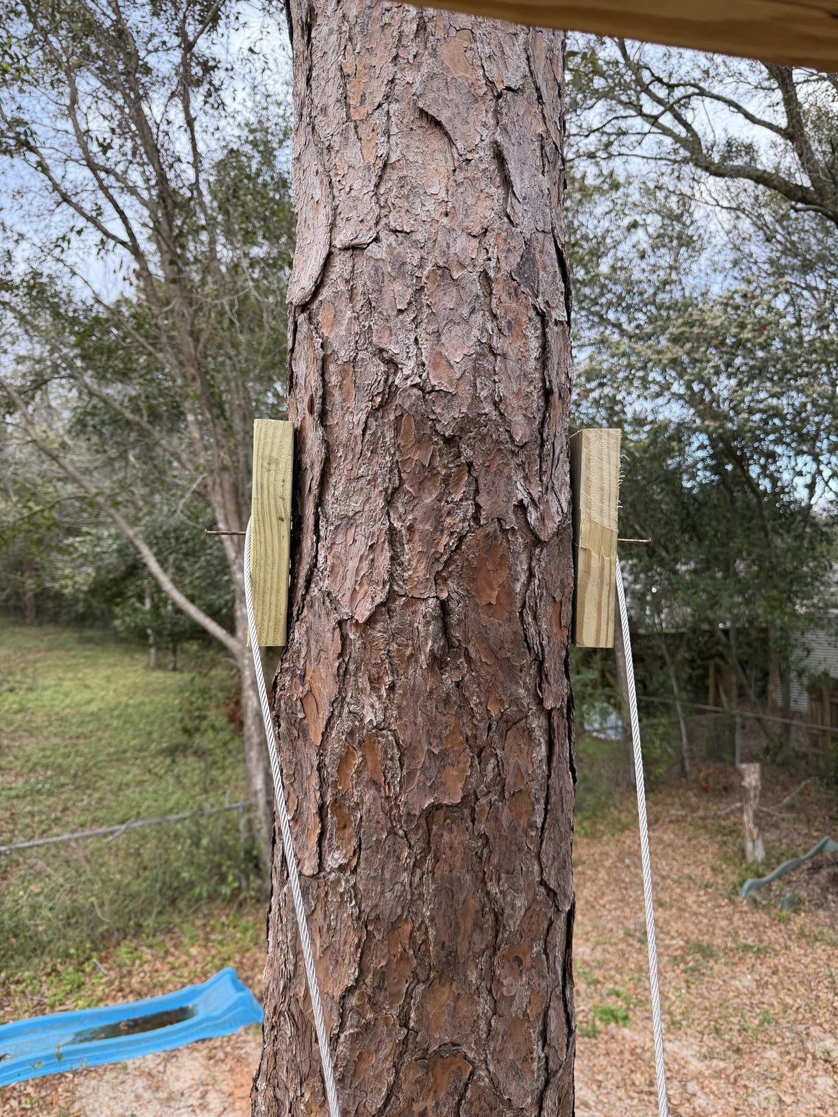 Zip Line Kit for Kids and Adults, 100/120/150/200 ft, Up to 350 Lbs, Rustproof Stainless Steel, Quick Setup with Ratchet, Safety Harness, Backyard Adventure Fun Includes Climbing Holds customer photo 2
