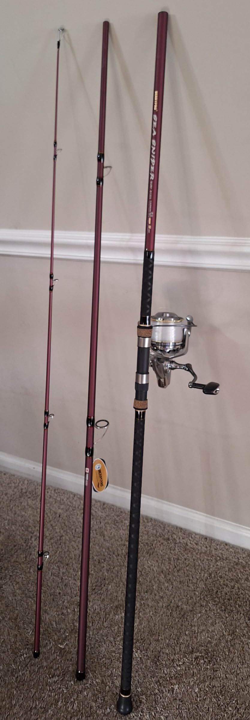 Berrypro Surf Spinning & Casting Fishing Rod Carbon Fiber Travel Fishing Rod(9-Feet & 10-Feet & 12-Feet & 13.3-Feet) customer photo 2