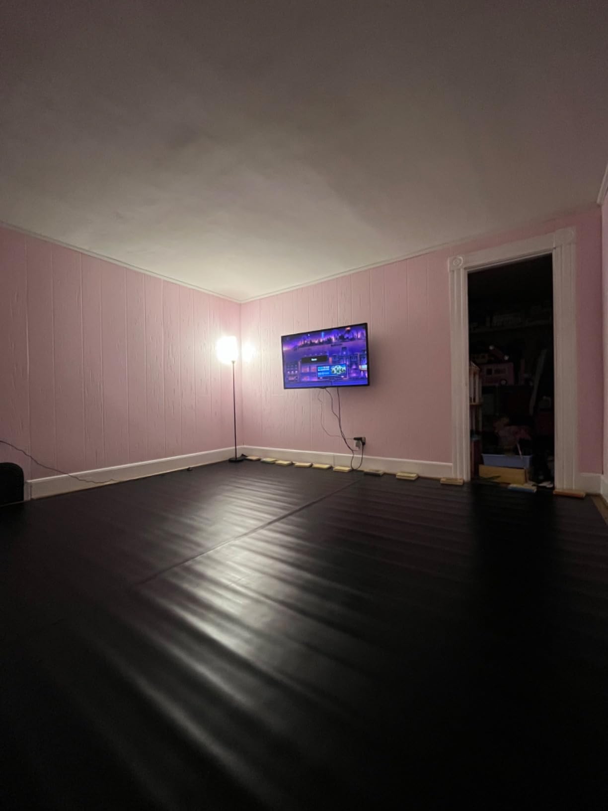 VEVOR Dance Floor Roll, 1.5mm PVC Dance Flooring Marley Dance Practice Floor Portable Grey/Black Roll Out Dance Floor Non-Slide & Wearproof Dance Mat for Ballet(6.6 x 15.7 ft, 6.6 x 49.2 ft) customer photo 1