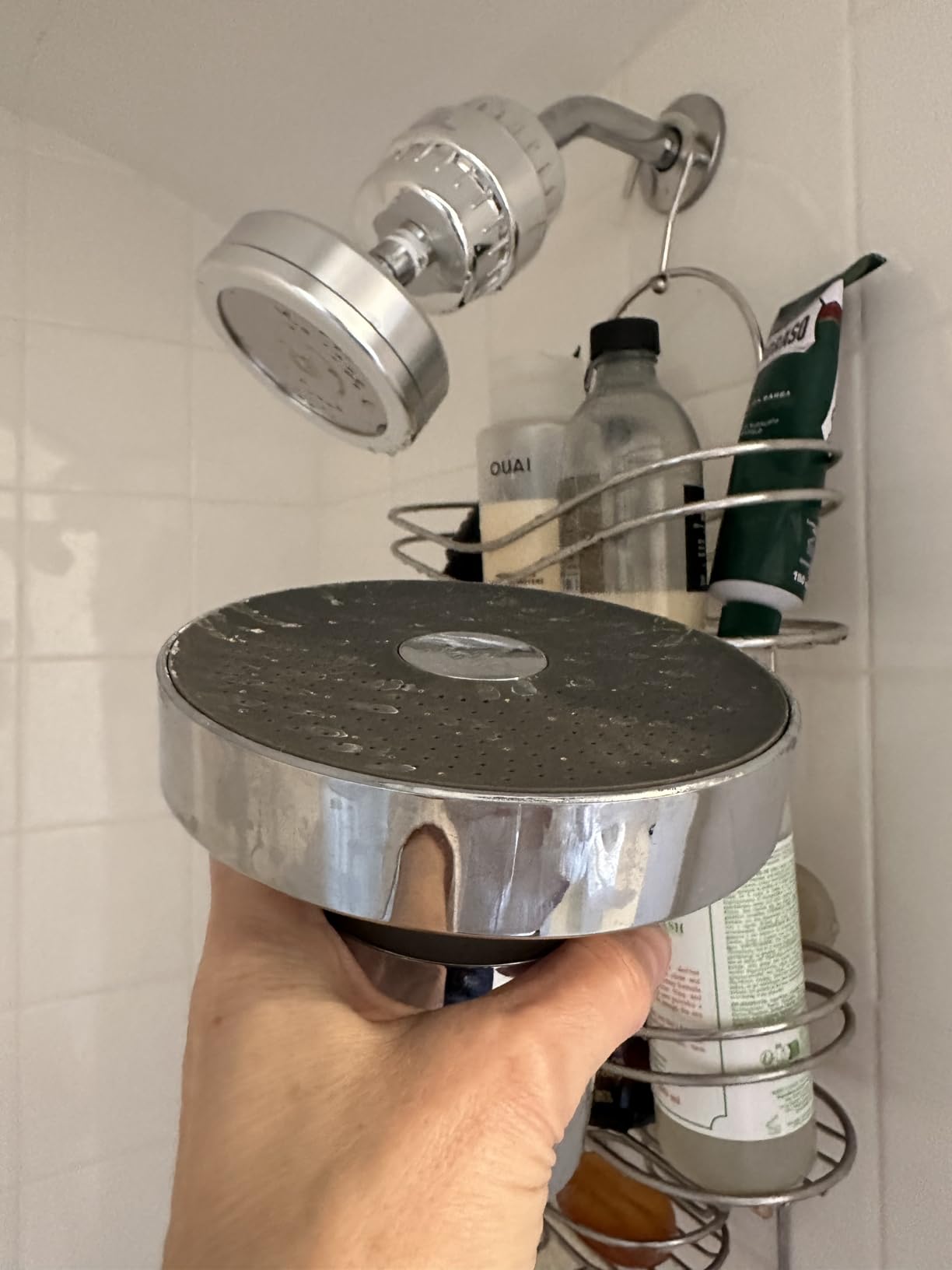 AquaHomeGroup Filtered Shower Head & 20 Stage Shower Filter - Standard Chrome customer photo 1