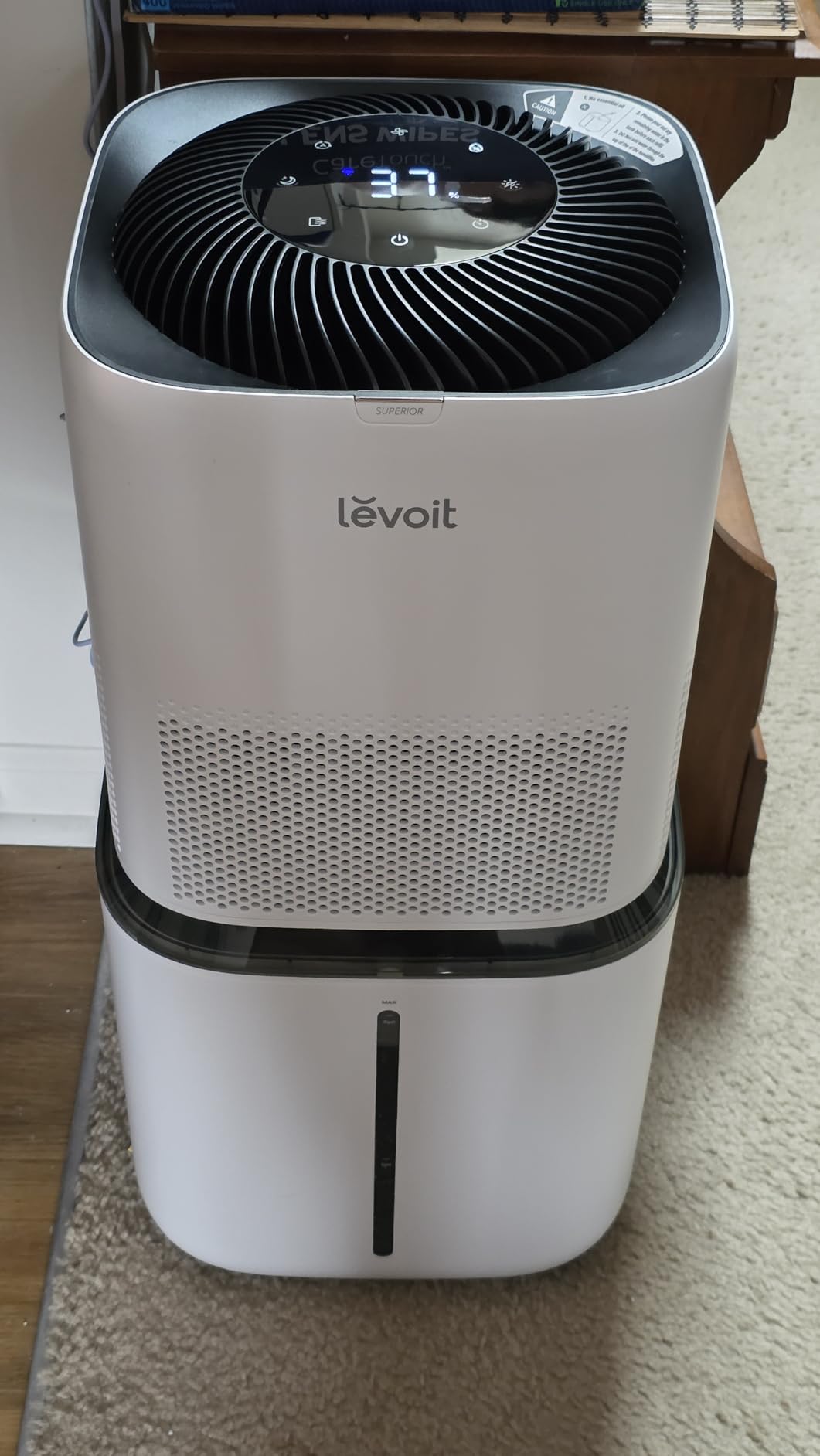 LEVOIT LV600S Smart Warm and Cool Mist Humidifiers for Home Bedroom Large Room, (6L) 753ft² Coverage, Quickly & Evenly Humidify Whole House, Easy Top Fill, App & Voice Control - Quiet Sleep Mode customer photo 2
