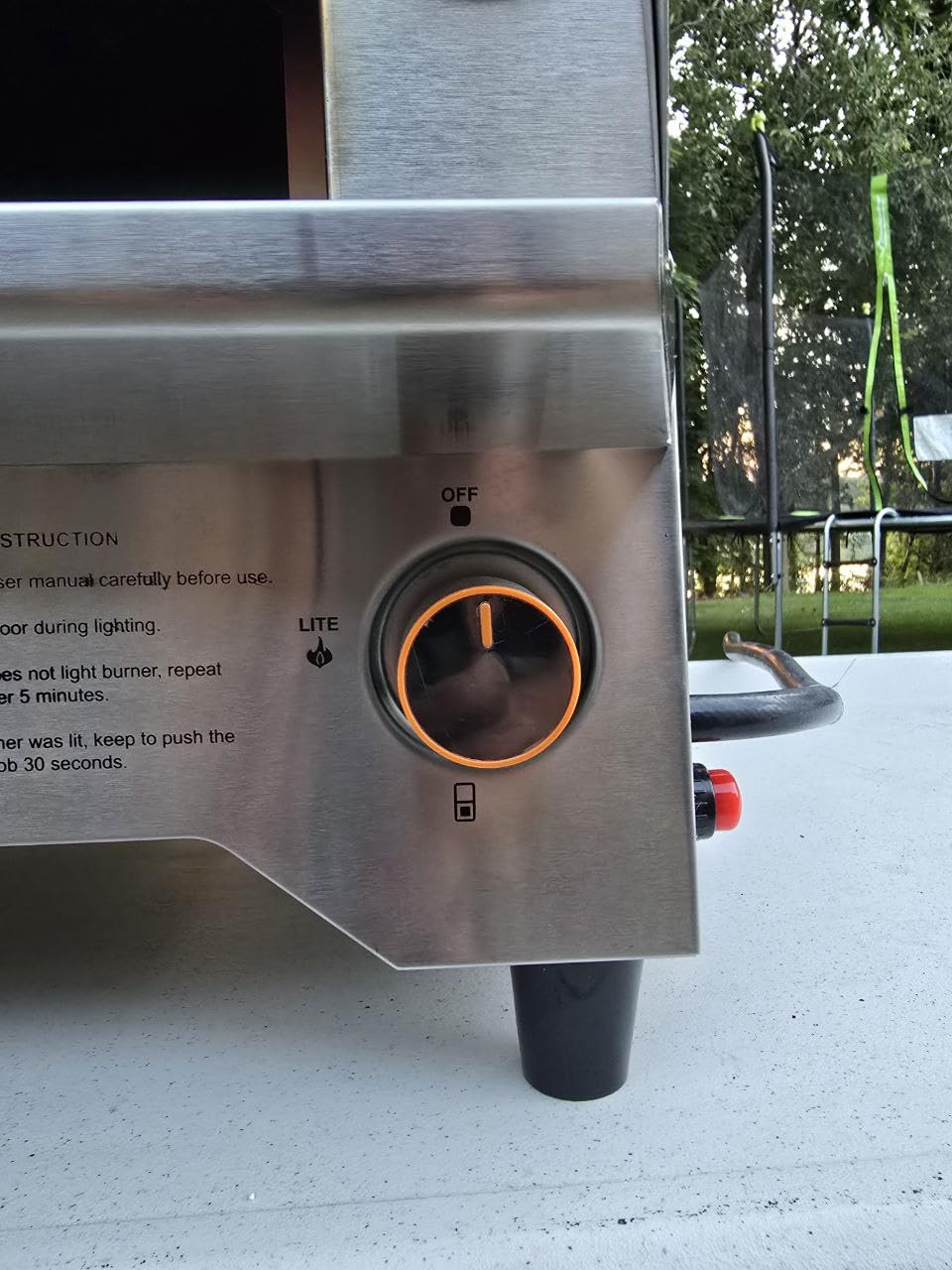 BIG HORN Gas Pizza Oven - Portable Propane Pizza Oven with 15 inch Pizza Stone customer photo 2