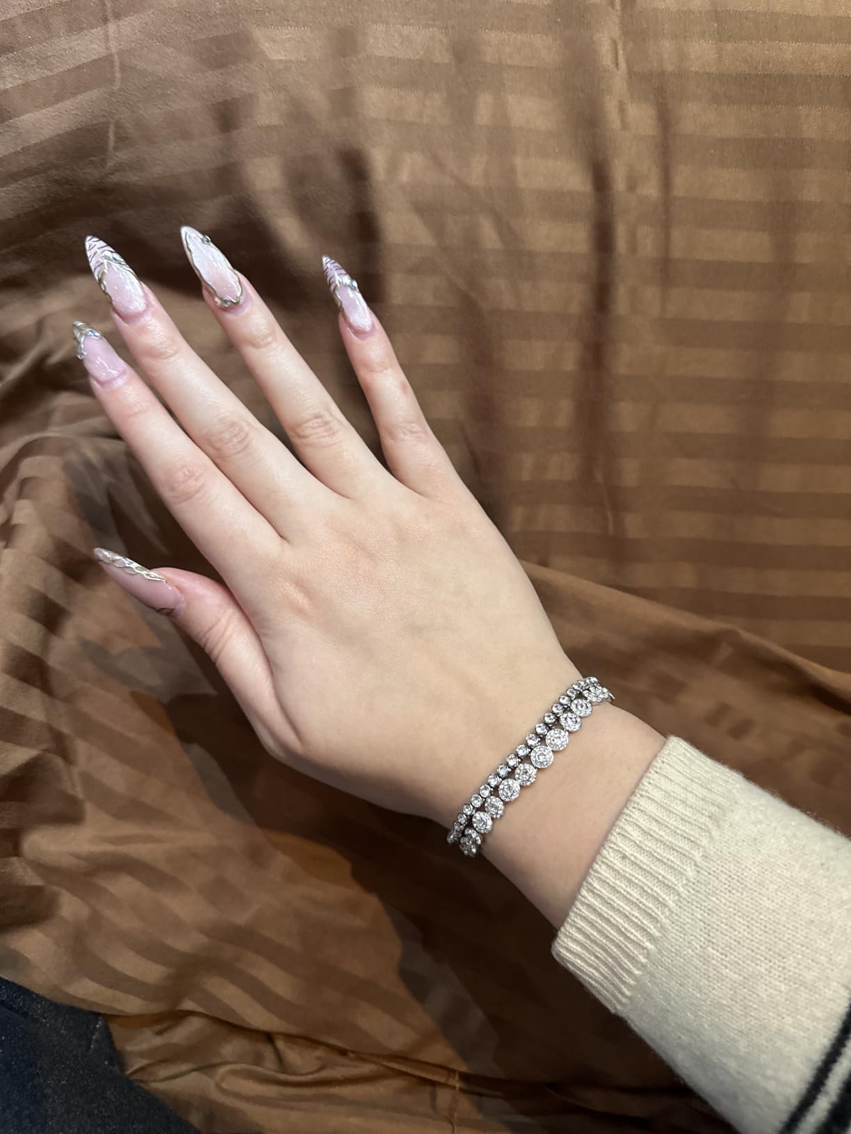 Swarovski Emily Tennis Bracelet Jewelry Collection customer photo 2