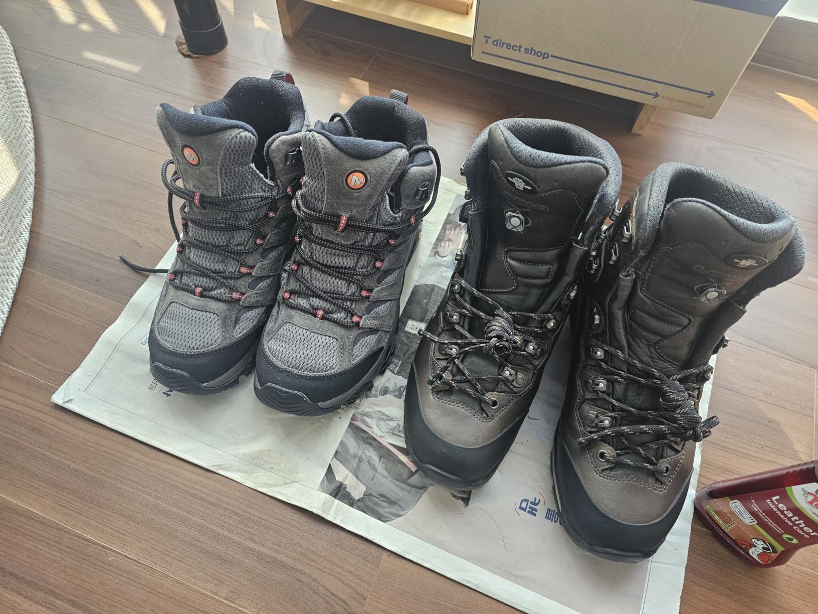 Men's Moab 3 Mid Waterproof Hiking Boots customer photo 2