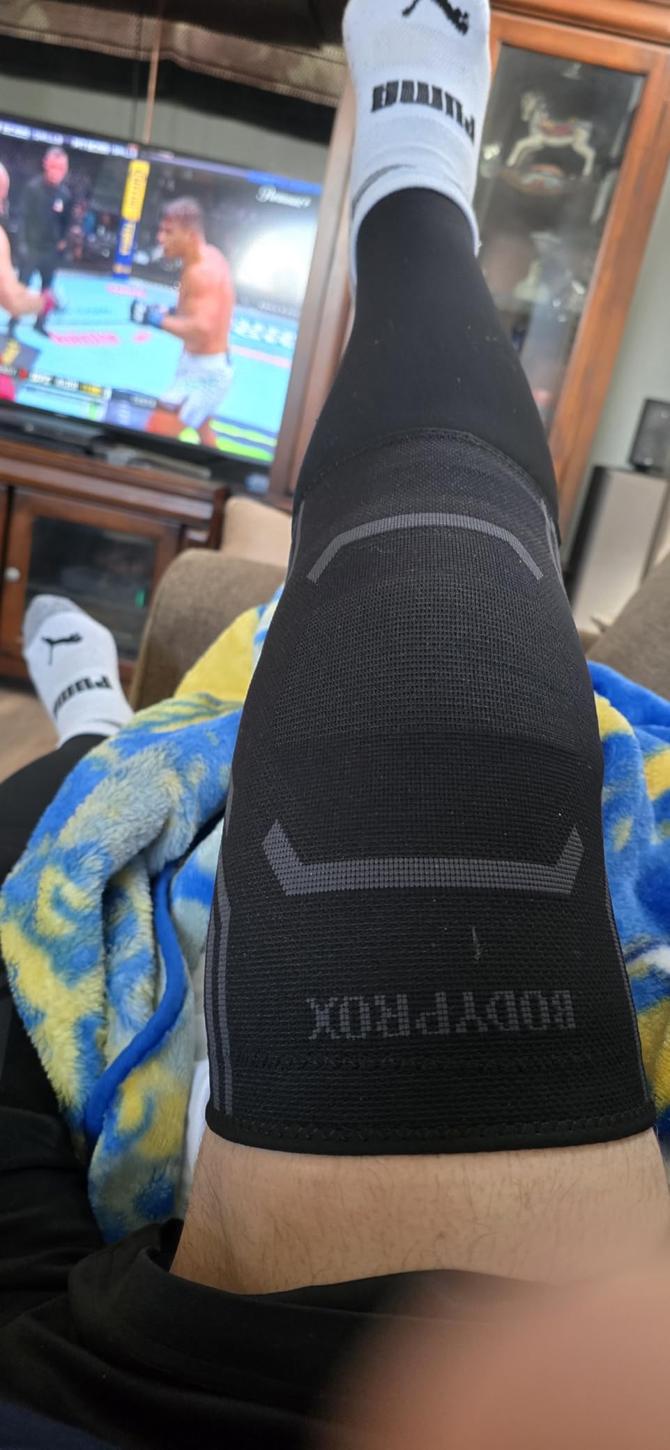 Bodyprox Knee Compression Sleeve for Men and Women (2 Pack), Knee Support Brace for Running and Work out customer photo 2
