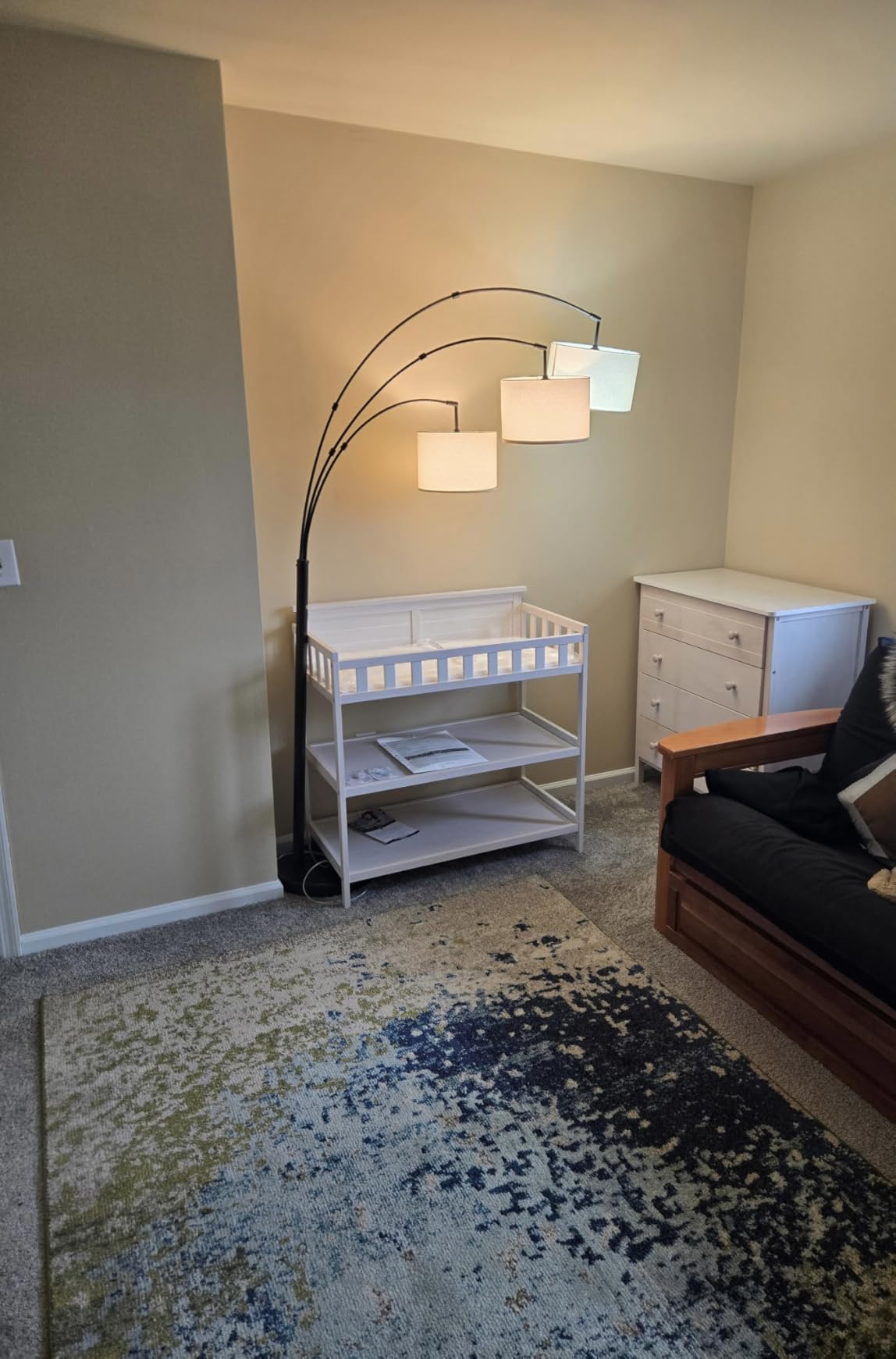 Sorelle Furniture Farmhouse 3-Piece Nursery Set with 4-in-1 Convertible Crib, 4-Drawer Dresser, and Changing Table with Shelves customer photo 1