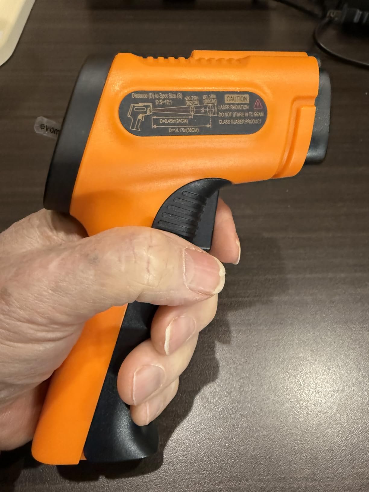 TempPro TP450 2 Laser Temperature Gun for Cooking, 16:1 D:S Ratio Infrared Thermometer Gun for Pizza Oven, Laser Thermometer Gun with Adjustable Emissivity Temp Gun -58 to 1022F customer photo 1