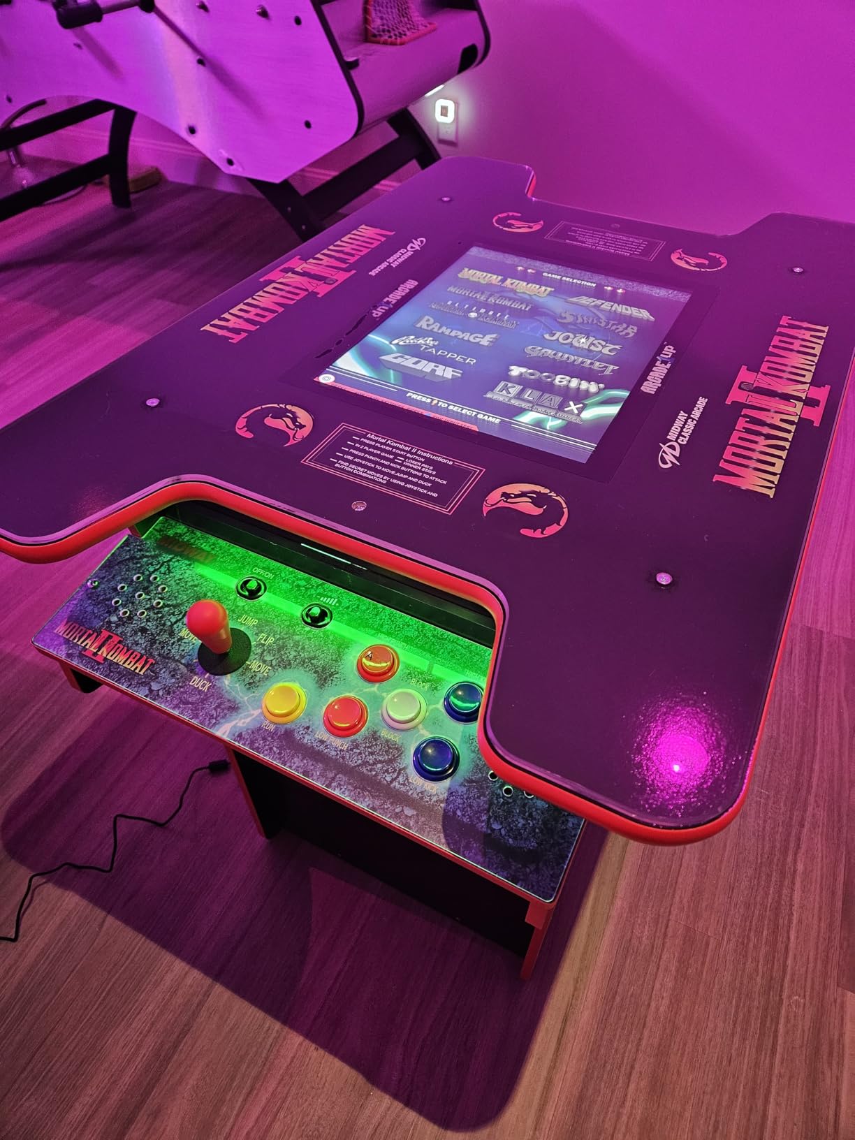 Arcade1Up Mortal Kombat Head-to-Head Arcade Machine, 2 Player Cocktail Style Cabinet for Home - 9 Classic Games customer photo 1