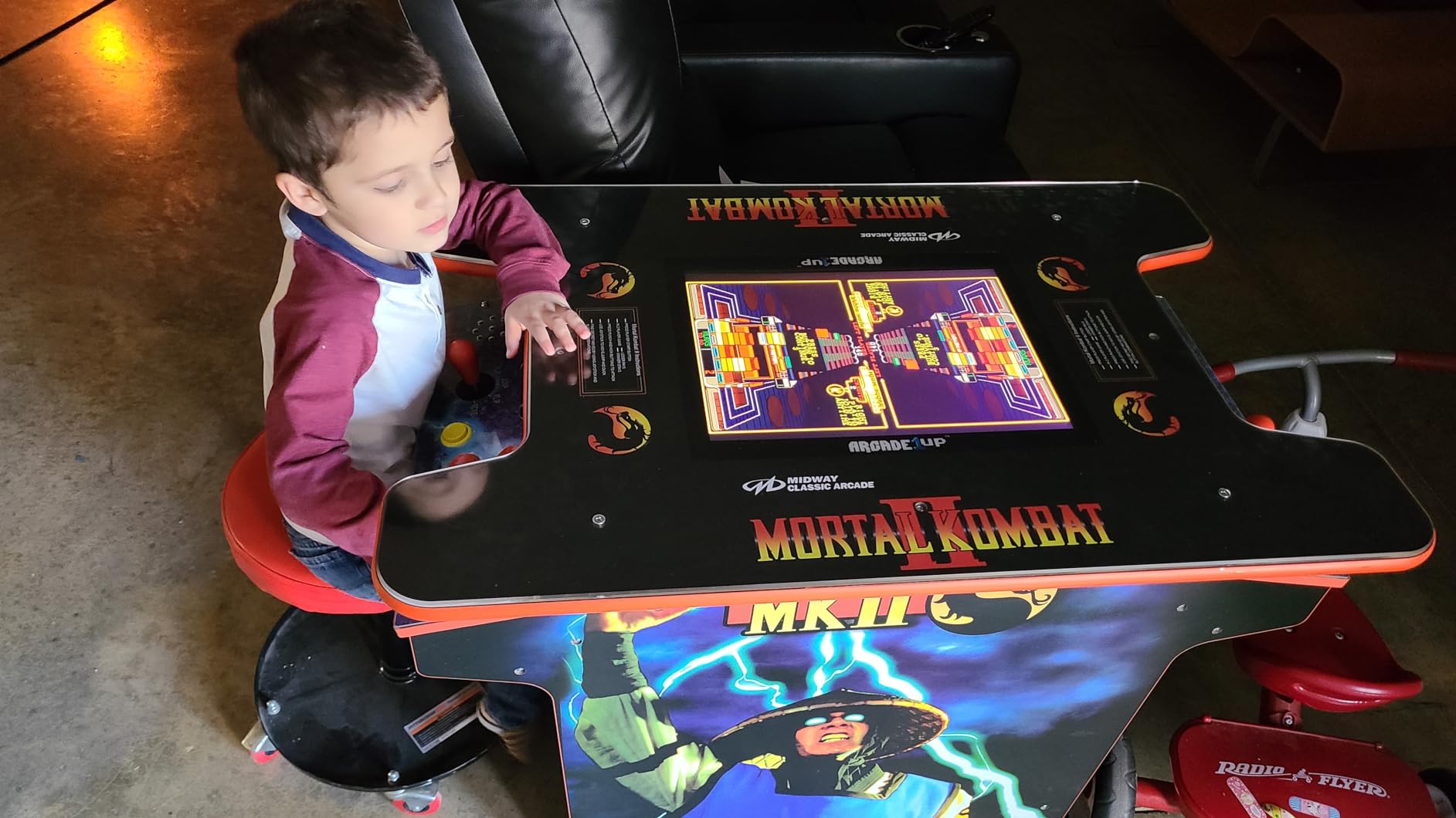 Arcade1Up Mortal Kombat Head-to-Head Arcade Machine, 2 Player Cocktail Style Cabinet for Home - 9 Classic Games customer photo 2