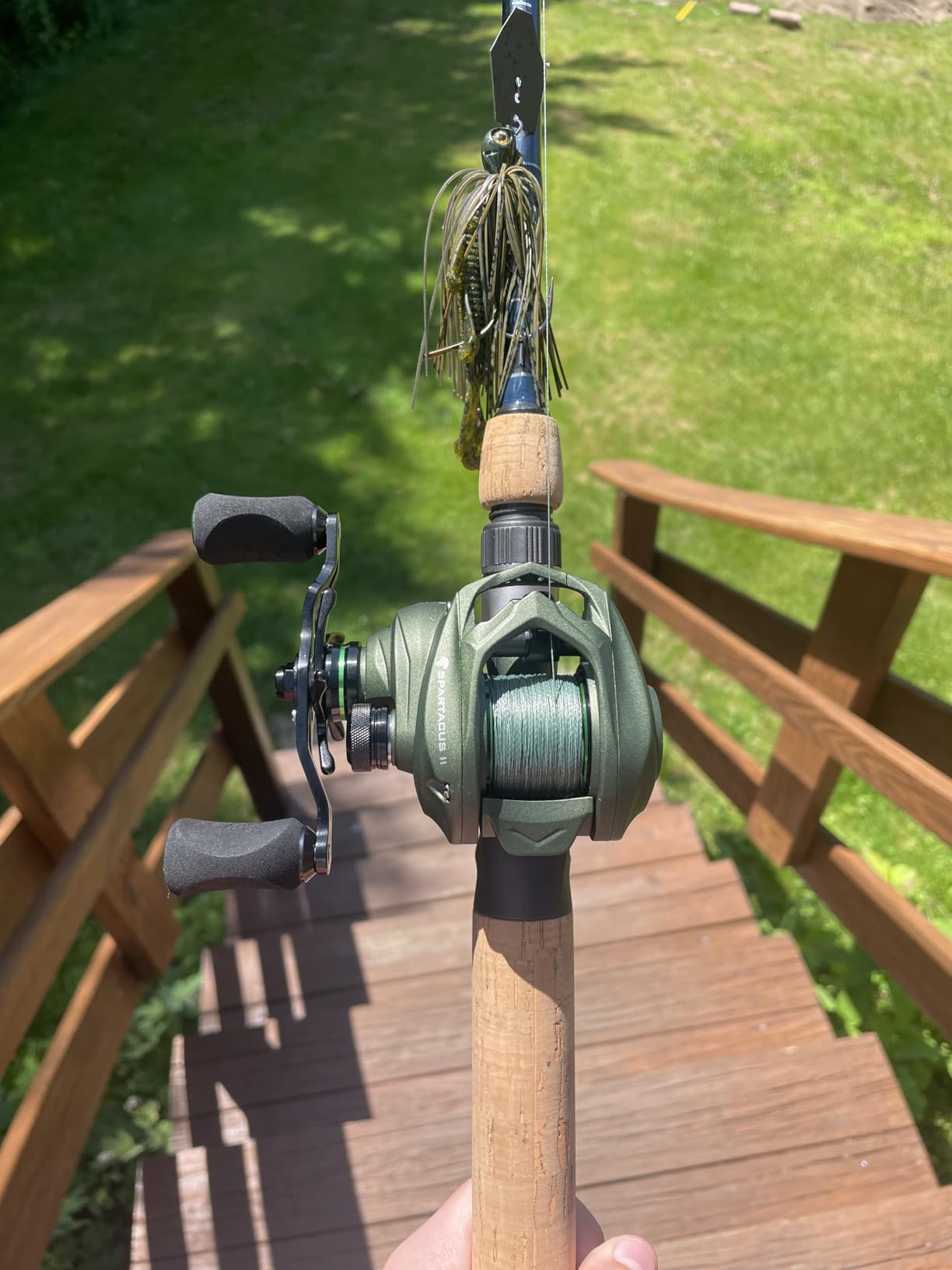 KastKing Spartacus II Baitcasting Fishing Reel, 6oz Ultralight Baitcaster Reel, Super Smooth with 17.6 LB Carbon Fiber Drag, 7.2:1 Gear Ratio, 39mm Palm Perfect Lower Profile Design customer photo 2