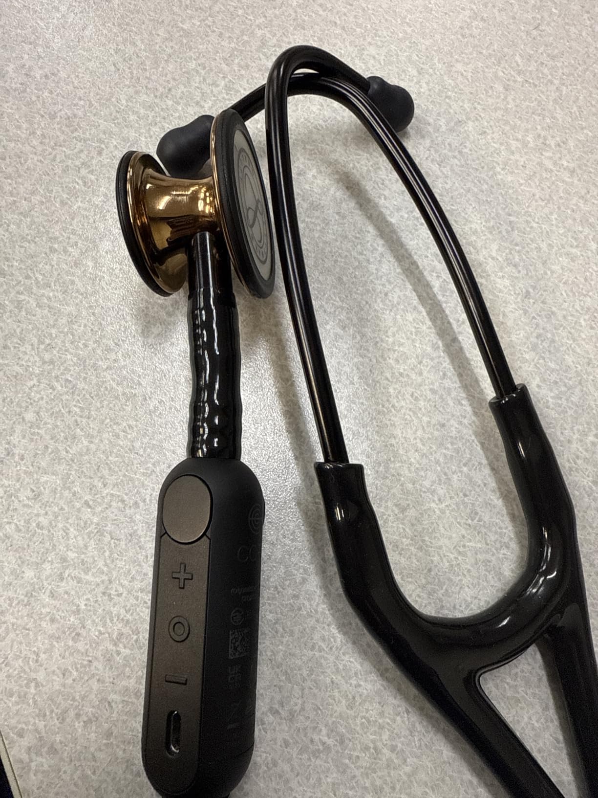 3M Littmann CORE Digital Stethoscope, Up To 40x Amplification, Active Noise Cancellation, In-App Sound Wave Visualization, Mirror-Finish Chestpiece, 8890 customer photo 1