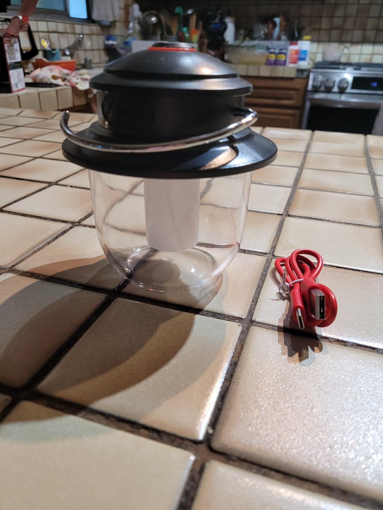 Coleman Classic Rechargeable LED Lantern, Impact & Water-Resistant Lantern with Carabiner Handle & Charging Ports, Great for Camping, Power Outage, Emergencies, & More customer photo 2