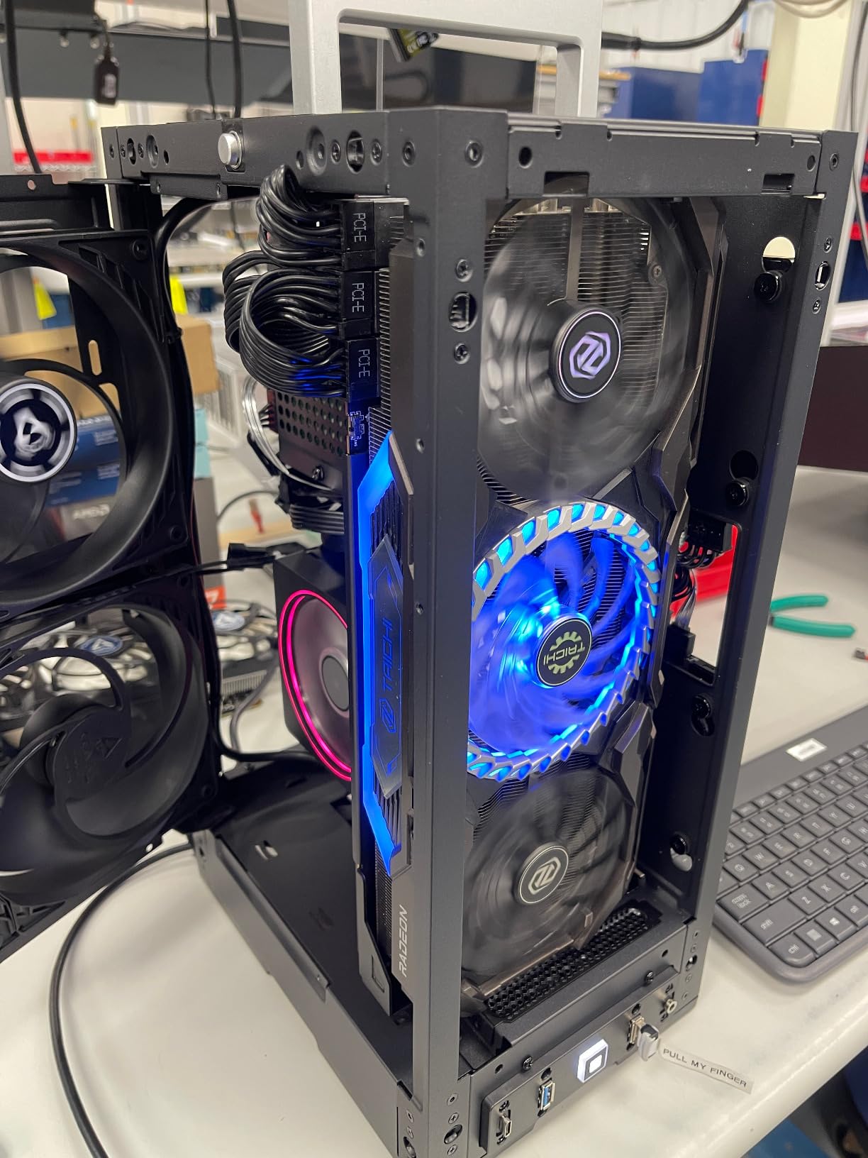 HYTE Revolt 3 Small Form Factor Premium ITX Computer Gaming Case, Black customer photo 1
