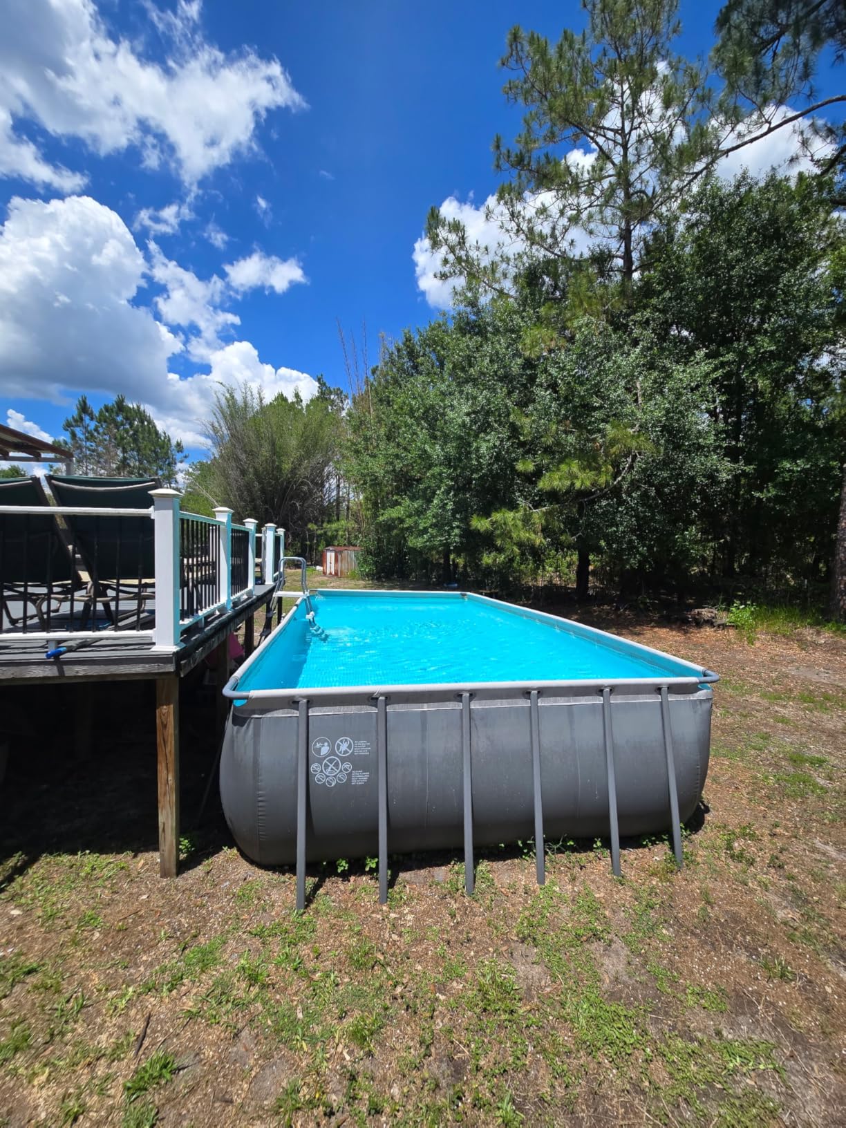 INTEX Krystal Clear Saltwater Pool Chlorine System for Above Ground Pools up to 4,500 Gallons, Pool Cleaner with Automatic Timer and Self Cleaning customer photo 2