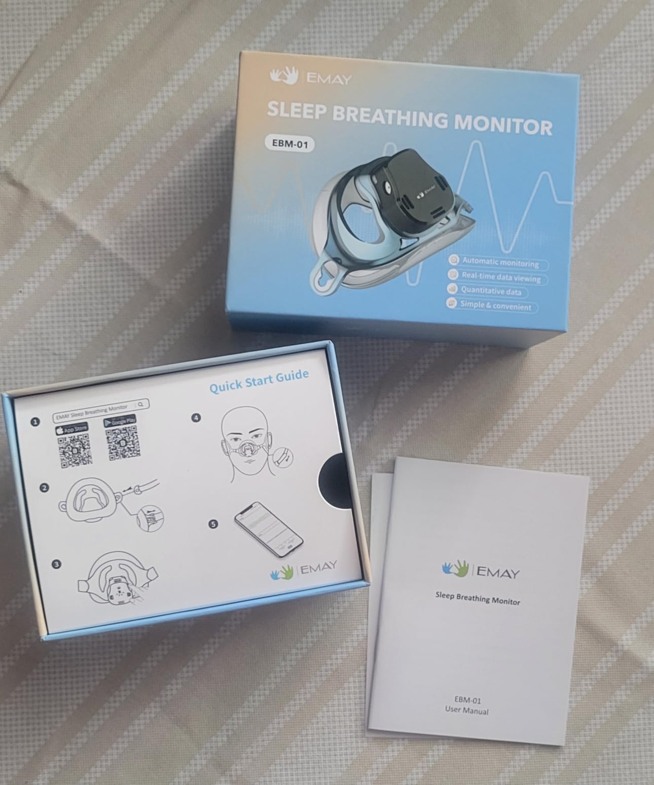 EMAY SleepO2 Pro Wrist Pulse Oximeter for Sleep Apnea customer photo 2