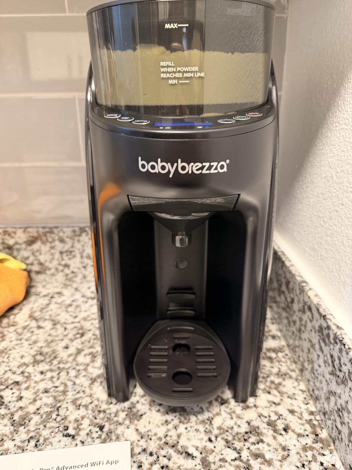 Baby Brezza Formula Pro Advanced WiFi Formula Dispenser - Automatically Mix a Warm Formula Bottle From Your Phone Instantly - Easily Make Bottle With Automatic Powder Blending Machine customer photo 1