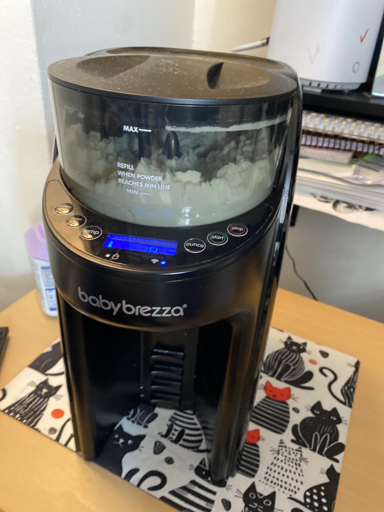 Baby Brezza Formula Pro Advanced WiFi Formula Dispenser - Automatically Mix a Warm Formula Bottle From Your Phone Instantly - Easily Make Bottle With Automatic Powder Blending Machine customer photo 2