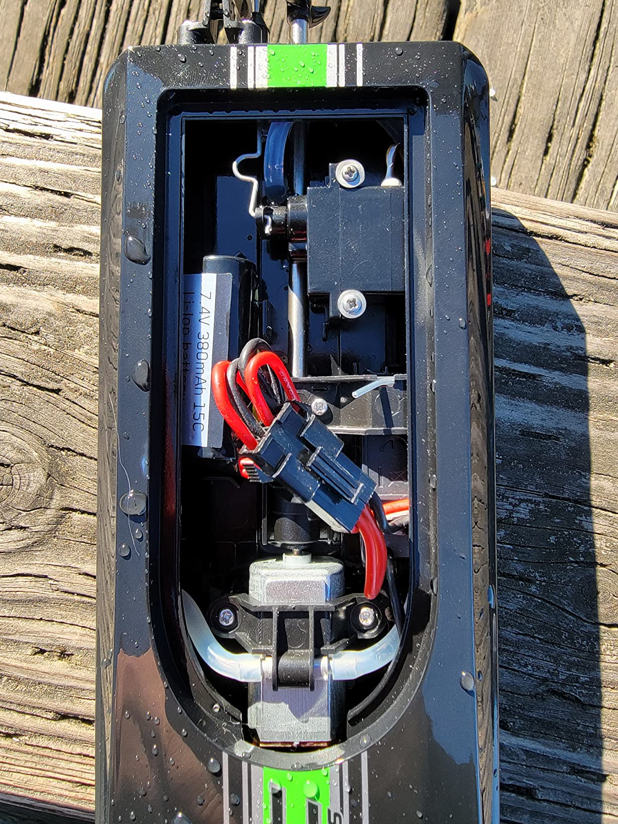 volantexrc Remote Control Boats for Pools and Lakes 20+MPH AtomicXS High Speed RC Boat for Adults Toy Boat Gifts with 2 Batteries & Reverse Function (795-5 Black) customer photo 2