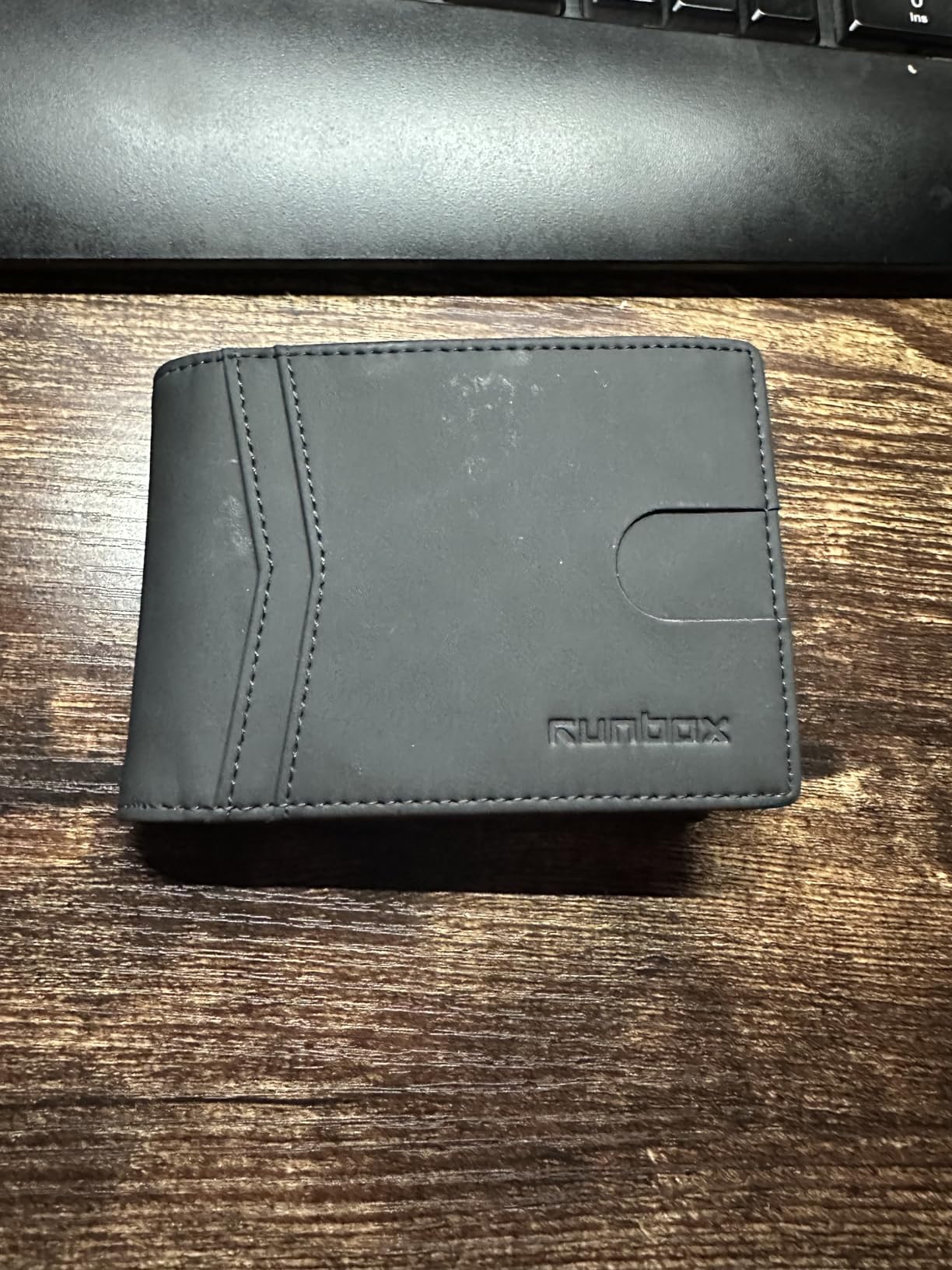 Wallet for Men Slim RFID Leather 2 ID Window With Gift Box customer photo 2