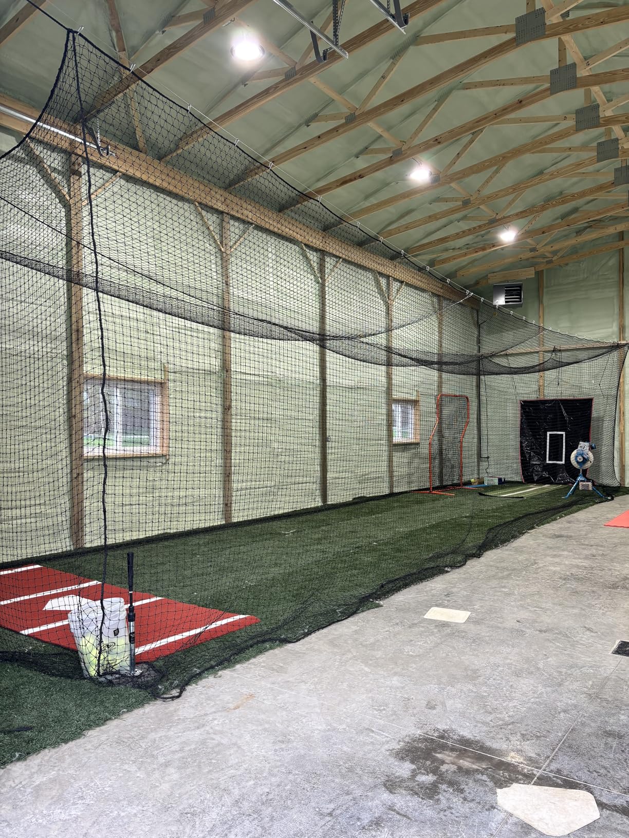 Fortress Baseball Batting Cage Nets | Heavy-Duty HDPP Fully Enclosed Baseball & Softball Cage Netting [14 Sizes & 3 Grade Options] - NET ONLY customer photo 1