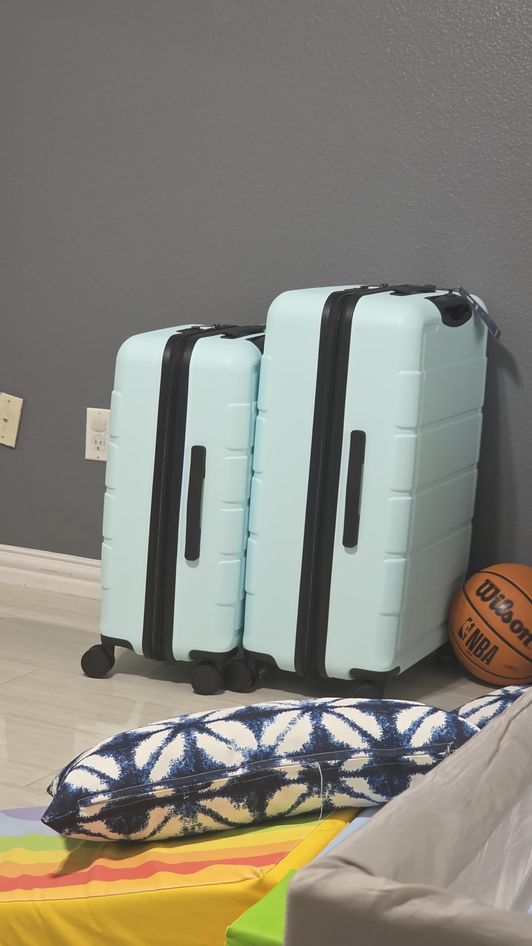 SHOWKOO Full PC Hardshell Luggage Sets, 20/24/28 In Suitcase with TSA Lock & Spinner Wheels, Lightweight Durable Travel Luggage customer photo 2