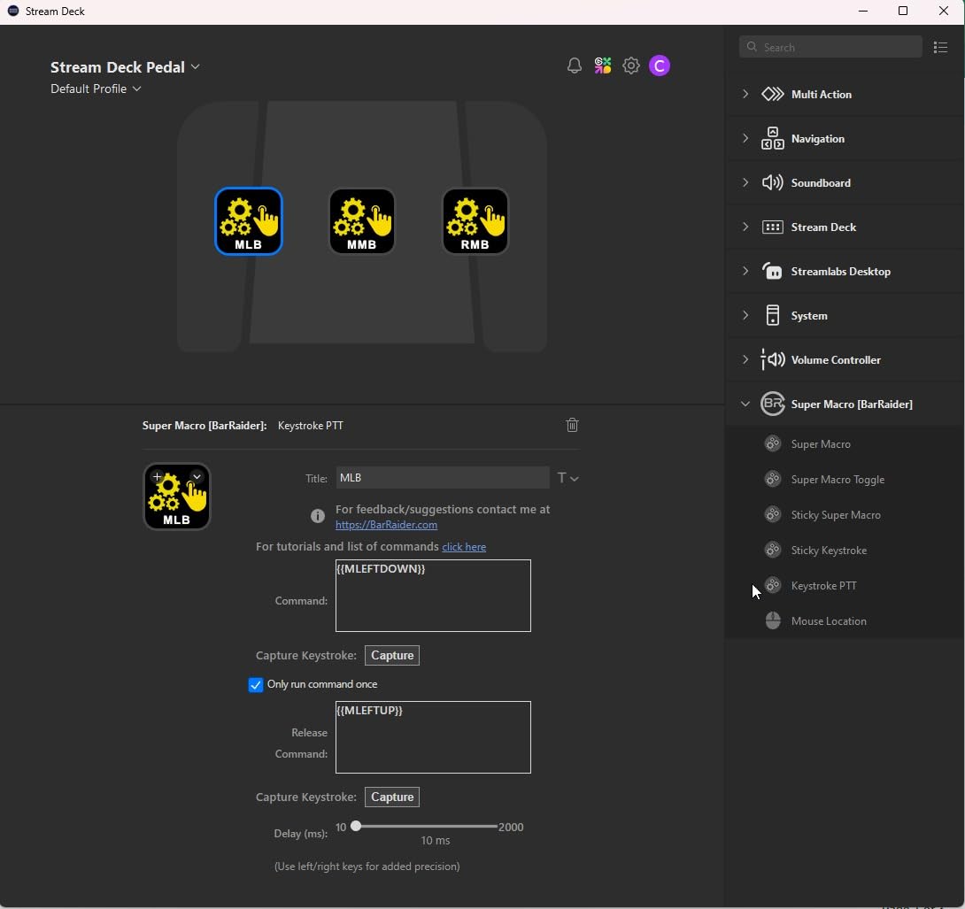 Elgato Stream Deck Pedal - Hands-Free Studio Controller, 3 Macro Footswitches, Trigger Actions in OBS, Twitch, YouTube and More, Works with Mac and PC customer photo 1