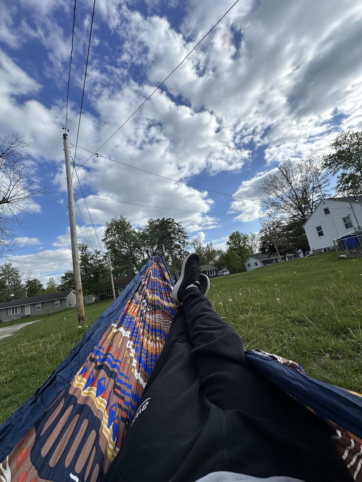 Wise Owl Outfitters Portable Hammock Stand, 106x42, 440lb Capacity - Sports & Outdoors customer photo 1