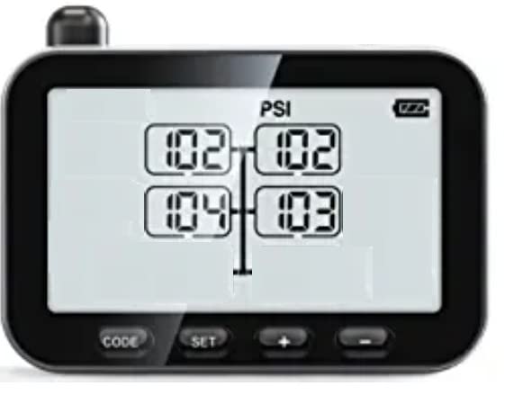 GUTA Trailer Tire Pressure Monitoring System, RV TPMS with 10 Sensors, 6 Alert Modes, Signal Booster, Power Saving Display, Long Sensing Distance, for 3 Trailers (T1/T2/T3), for Camper, Motor Homes customer photo 1
