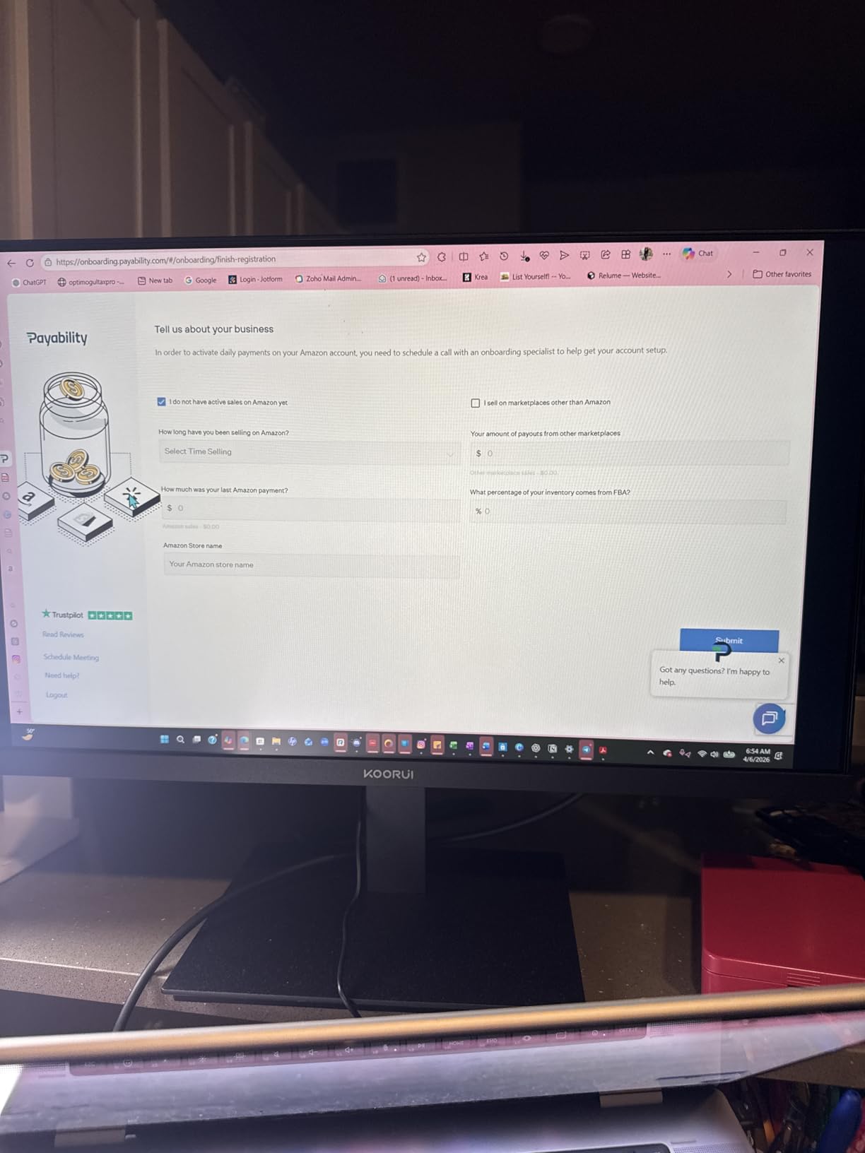KOORUI 24-inch Computer Monitor Full HD 1920 x 1080p 100Hz VA Display 4000:1 Contrast Ratio with HDMI VGA, TUV Rheinland Certified, 100 x 100 mm VESA Mountable, Ultra-Slim Design, Tilt, Black, E2412F customer photo 2