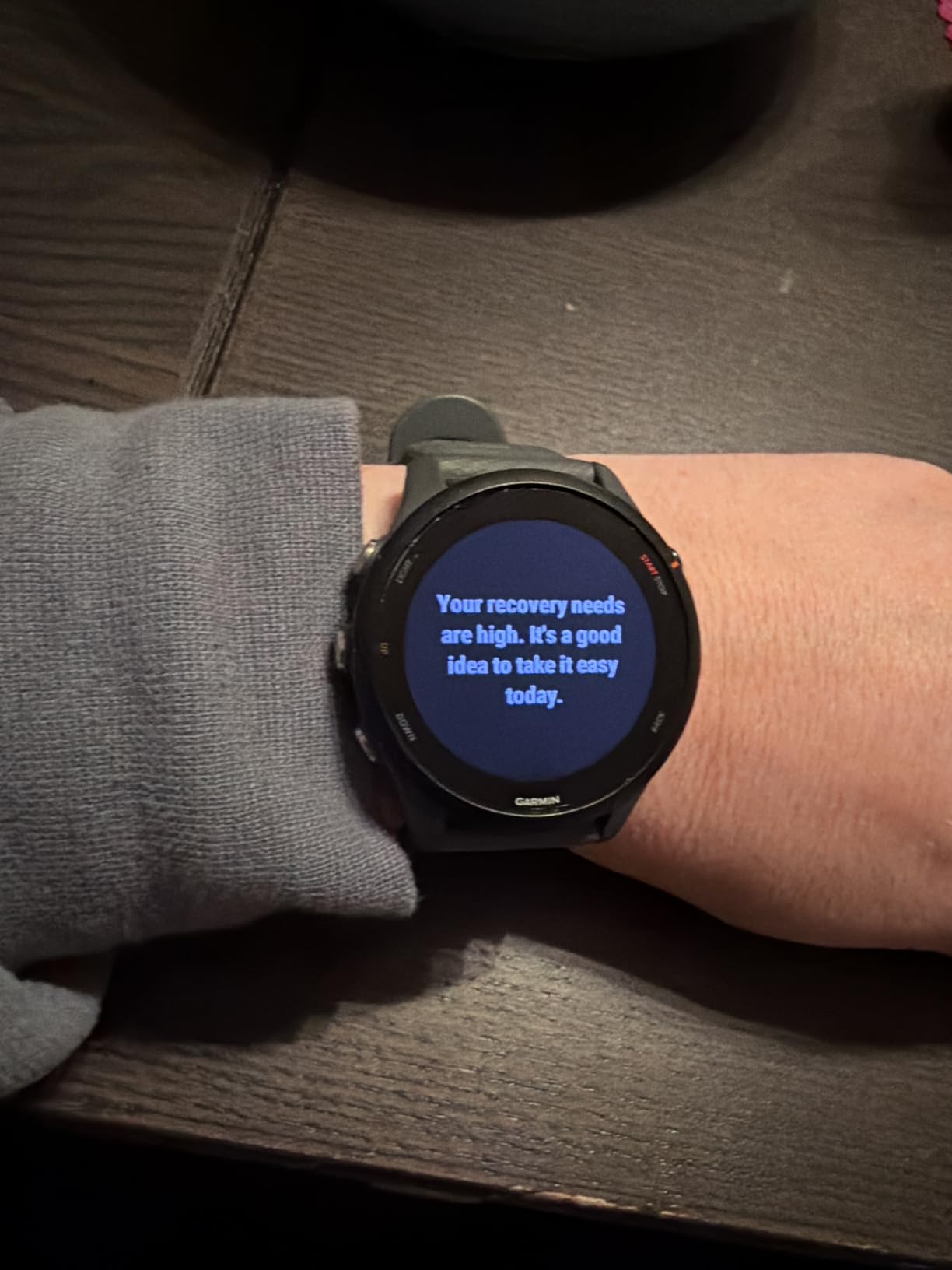 Forerunner 255, GPS Running Smartwatch, Advanced Insights, Long-Lasting Battery, Slate Gray customer photo 2