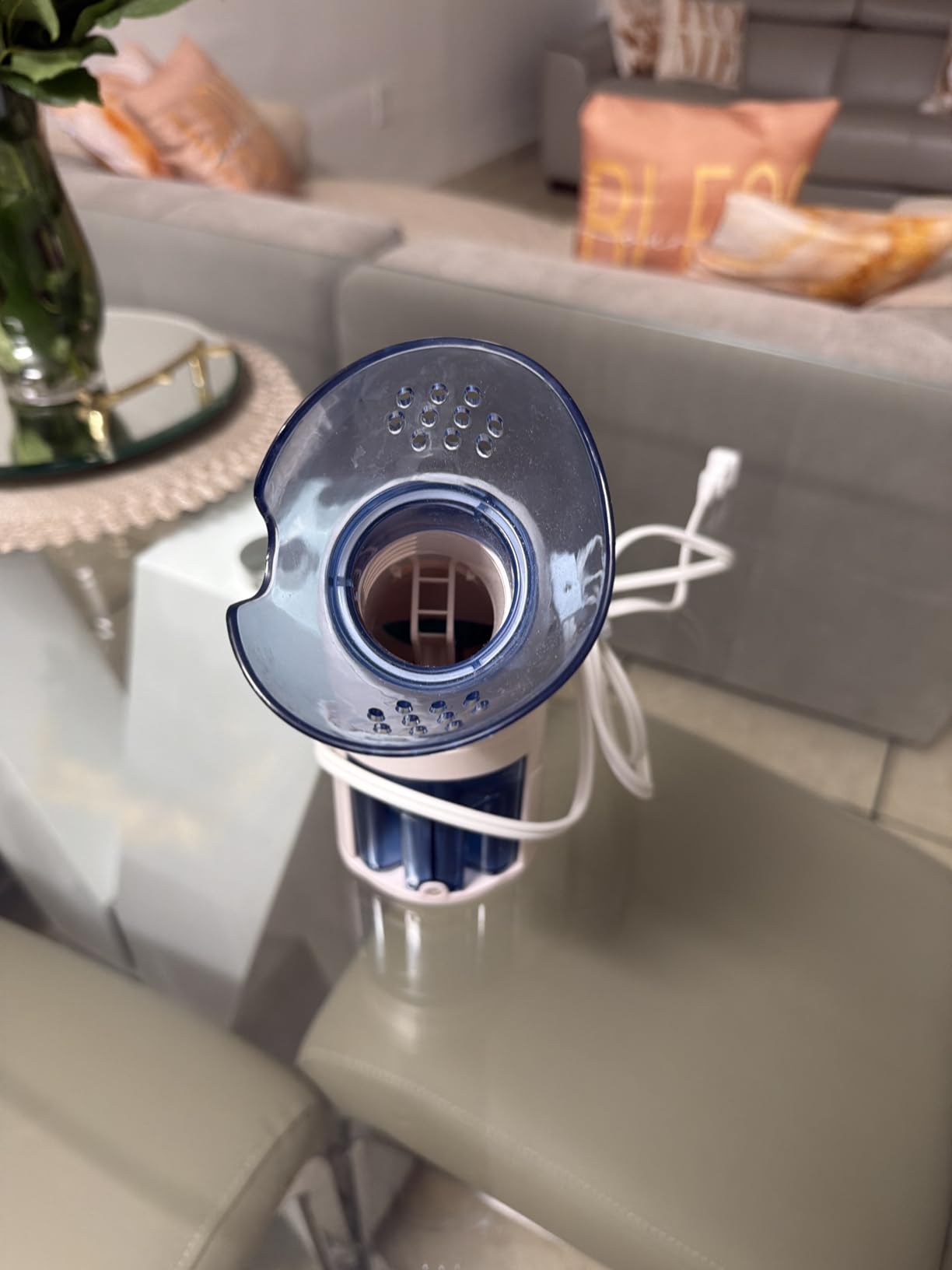 HealthWise Steam Inhaler Respiratory Vapor Therapy | Sinus Pressure, Congestion, Colds & Cough Relief | Facial Steamer, Steam Inhaler, FSA Eligible, Vaporizer or Vocal Steamer | Mask for Cleansing customer photo 2