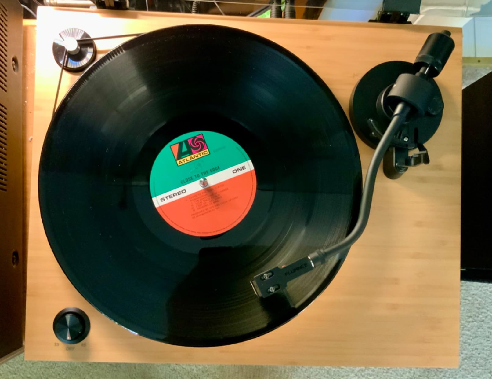 Fluance RT85N Reference High Fidelity Vinyl Turntable Record Player with Nagaoka MP-110 Cartridge, Acrylic Platter, Speed Control Motor, High Mass MDF Wood Plinth, Vibration Isolation Feet - Walnut customer photo 1