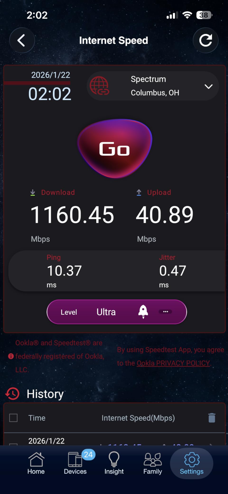 ASUS ROG Rapture WiFi 6E Gaming Router (GT-AXE16000) customer photo 1