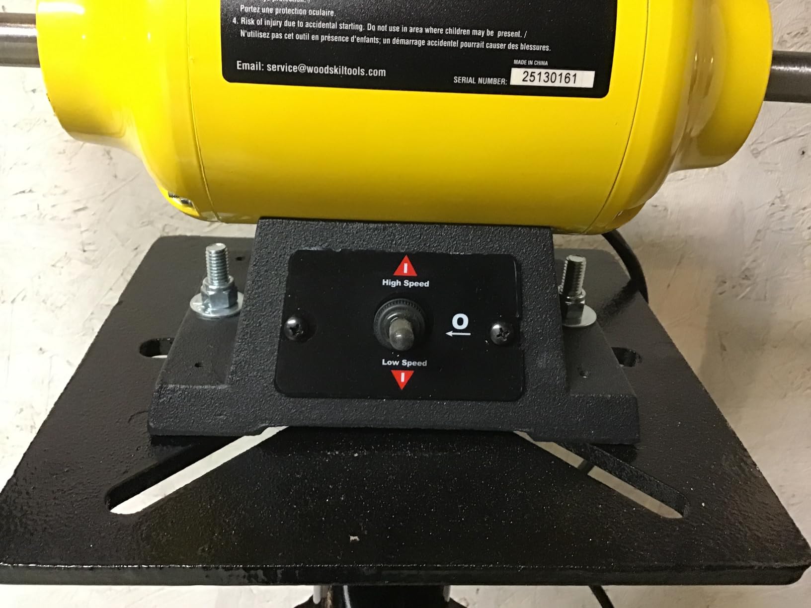 3/4HP Bench Buffer Polisher 4.8A, 8 inch Jewelry Buffer Polisher Machine, 3600 RPM Powerful Bench Polisher with Dual cotton Wheels for Jewelry, Metal, Wood, Jade, Knife, Plastic customer photo 2