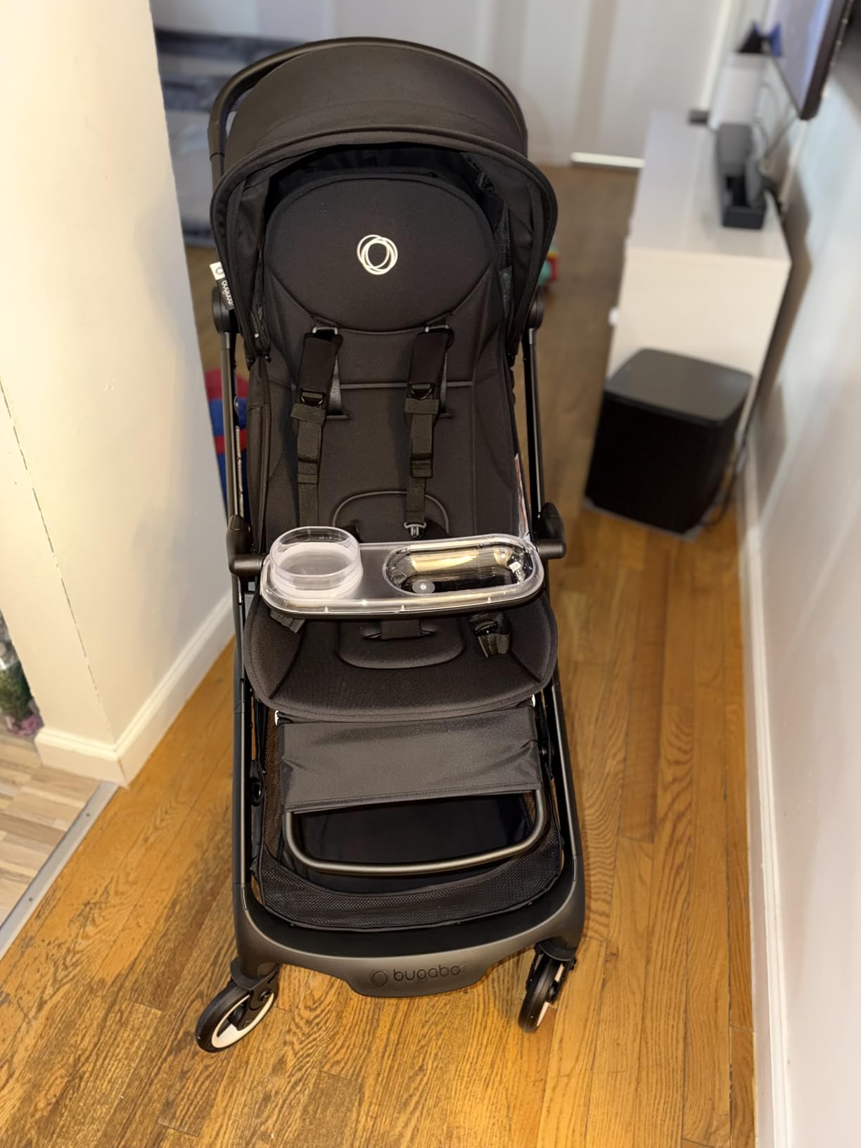 Bugaboo Butterfly - 1 Second Fold Ultra-Compact Stroller - Lightweight & Compact - Great for Travel - Midnight Black customer photo 2