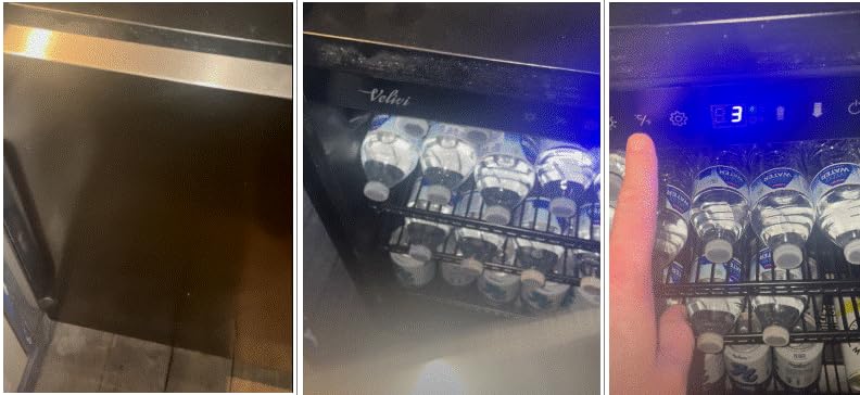 Velivi Wine Cooler Refrigerator, 179 Bottles Professional Wine Fridge with Powerful Compressor, Quiet Operation and Elegant Design for Wine Lovers customer photo 1