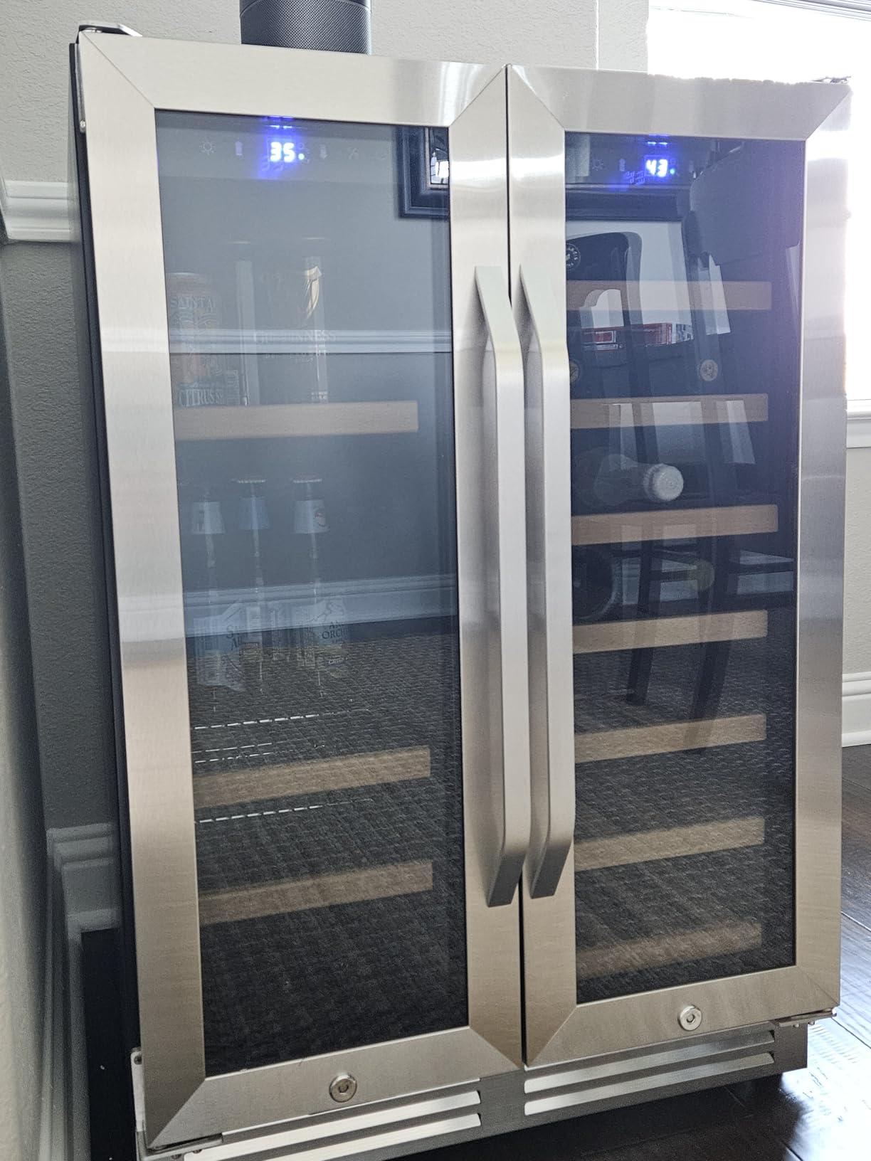 Velivi Wine Cooler Refrigerator, 179 Bottles Professional Wine Fridge with Powerful Compressor, Quiet Operation and Elegant Design for Wine Lovers customer photo 2
