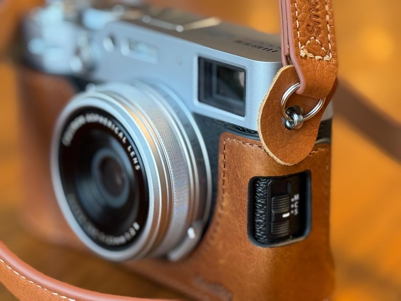 SMALLRIG Leather Camera Strap 3485, Vintage Brown Genuine Leather Neck Shoulder Camera Strap for Canon, Nikon, Pentax, Sony, Fujifilm customer photo 1