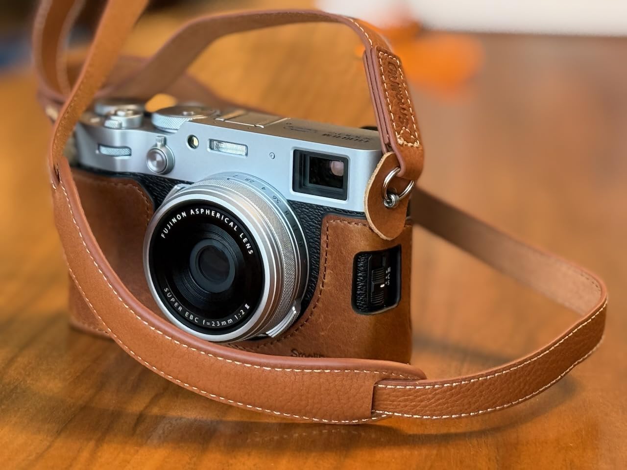 SMALLRIG Leather Camera Strap 3485, Vintage Brown Genuine Leather Neck Shoulder Camera Strap for Canon, Nikon, Pentax, Sony, Fujifilm customer photo 2