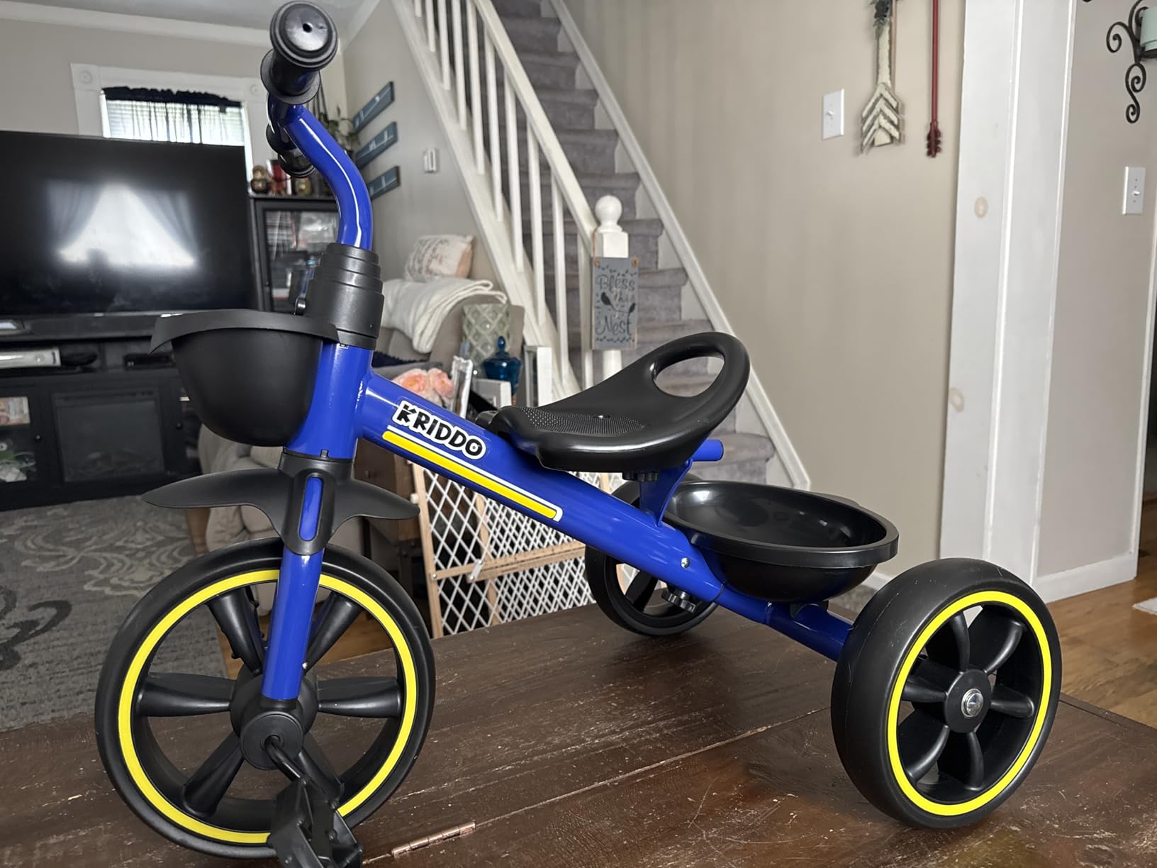 KRIDDO Tricycle for 2-5 Year Olds - Pink Toddler Trike With Gift for 24 Month to 4 Year Old Girls customer photo 1