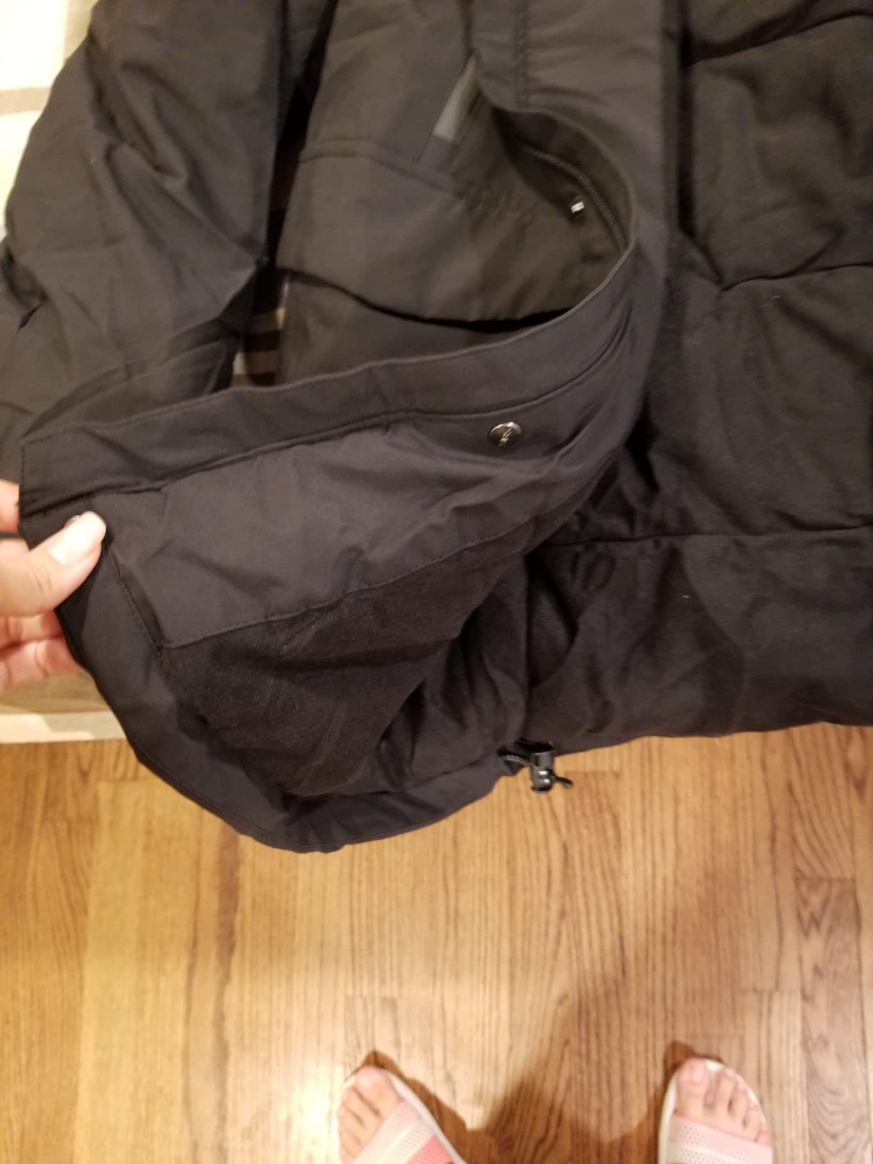 Pioneer Camp Men's Winter Coat Waterproof Fleece Lined Warm Winter Jacket with 9 Pockets Insulated Windproof Hooded Parka customer photo 1
