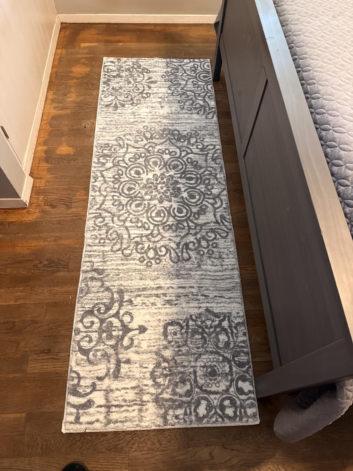 HEBE Hallway Runner Rug 2'x6' Washable Vintage Kitchen Rugs Non Slip Laundry Rug Runner Distressed Boho Floor Carpet Runners for Hallways Entryway Laundry Room Kitchen Bathroom customer photo 1