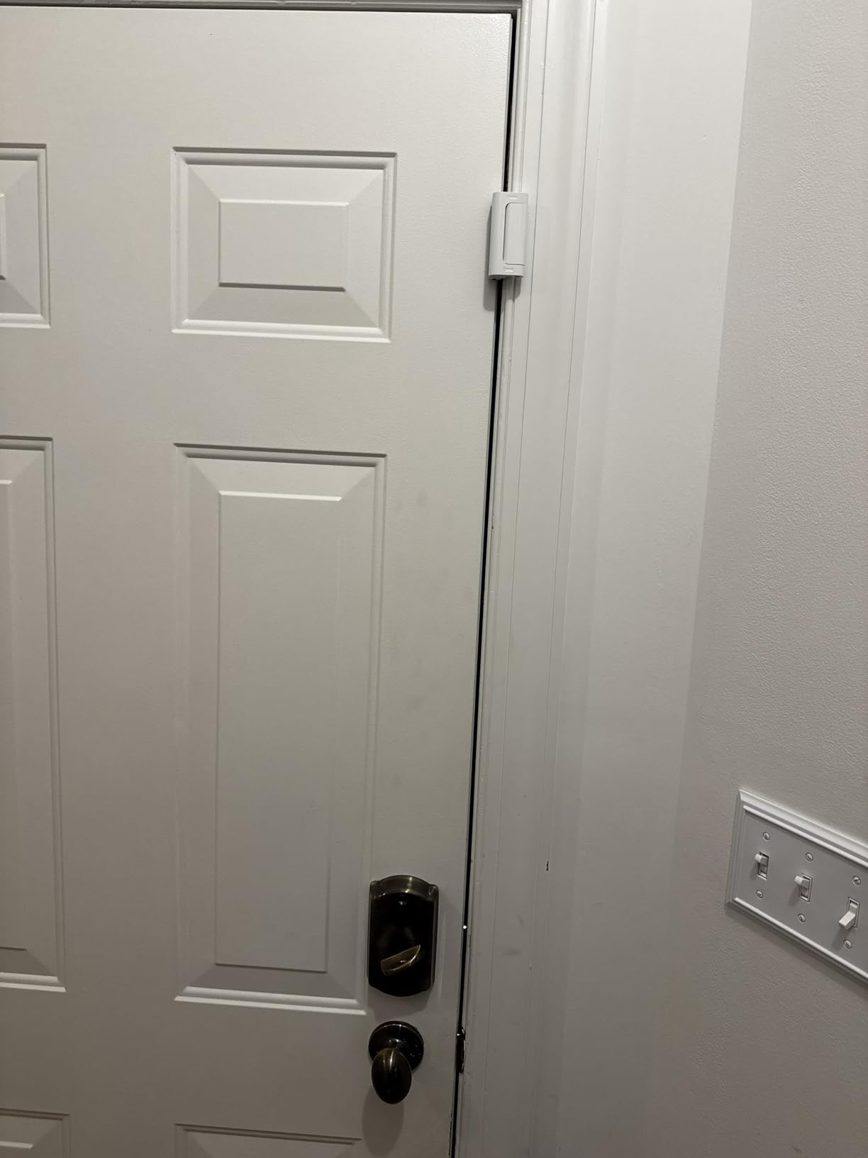 Door Reinforcement Lock Withstands 800lbs of Force - White Extra Proof Door Lock for Kids Safety Drilling Required, Prevents Unauthorized Entry, Add a Door Security Lock for Home Safety & Privacy customer photo 1
