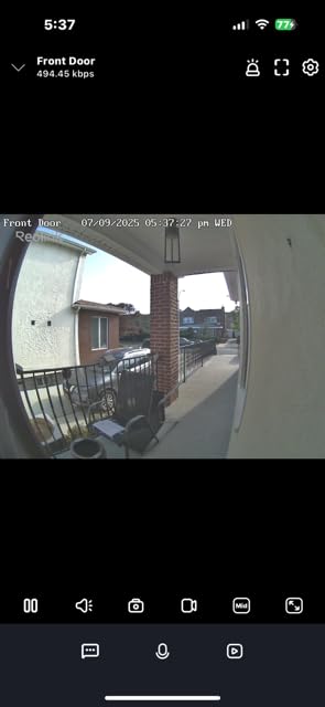 Reolink Video Doorbell PoE Camera - 2K IP Security Camera Outdoor with Chime V2, 4:3 Aspect Ratio, 180 Degree Diagonal, 2-Way Talk, Plug & Play, Secured Local Storage, No Monthly Fee customer photo 2
