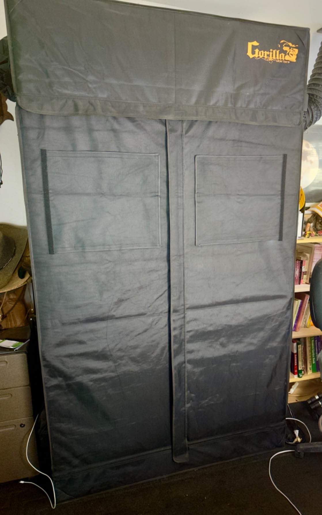 Gorilla Grow Tent Pro 4' x 4' x 6'11 to 7'11 w/Included Extension Kit - Tallest Premium Indoor Grow Tent, Thickest & Most Durable Gorilla Canvas, Strongest w/ 300lb Hang Capacity customer photo 2