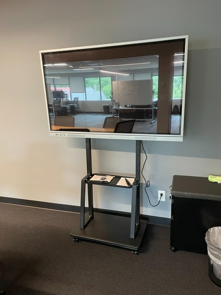 Smart Board Collaboration Hub, JYXOIHUB 55 Inch 4K UHD Digital Electronic Whiteboard Built in Dual OS for Classroom and Business, Touch Screen Interactive Smart Whiteboard (Board Only) customer photo 1