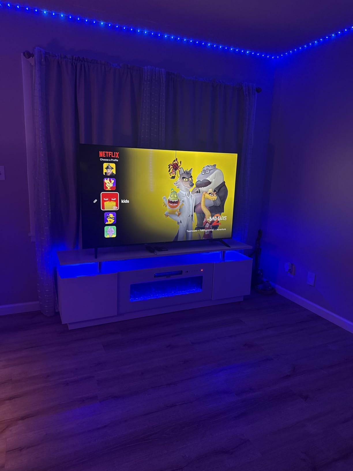 AMERLIFE Fireplace TV Stand with 36