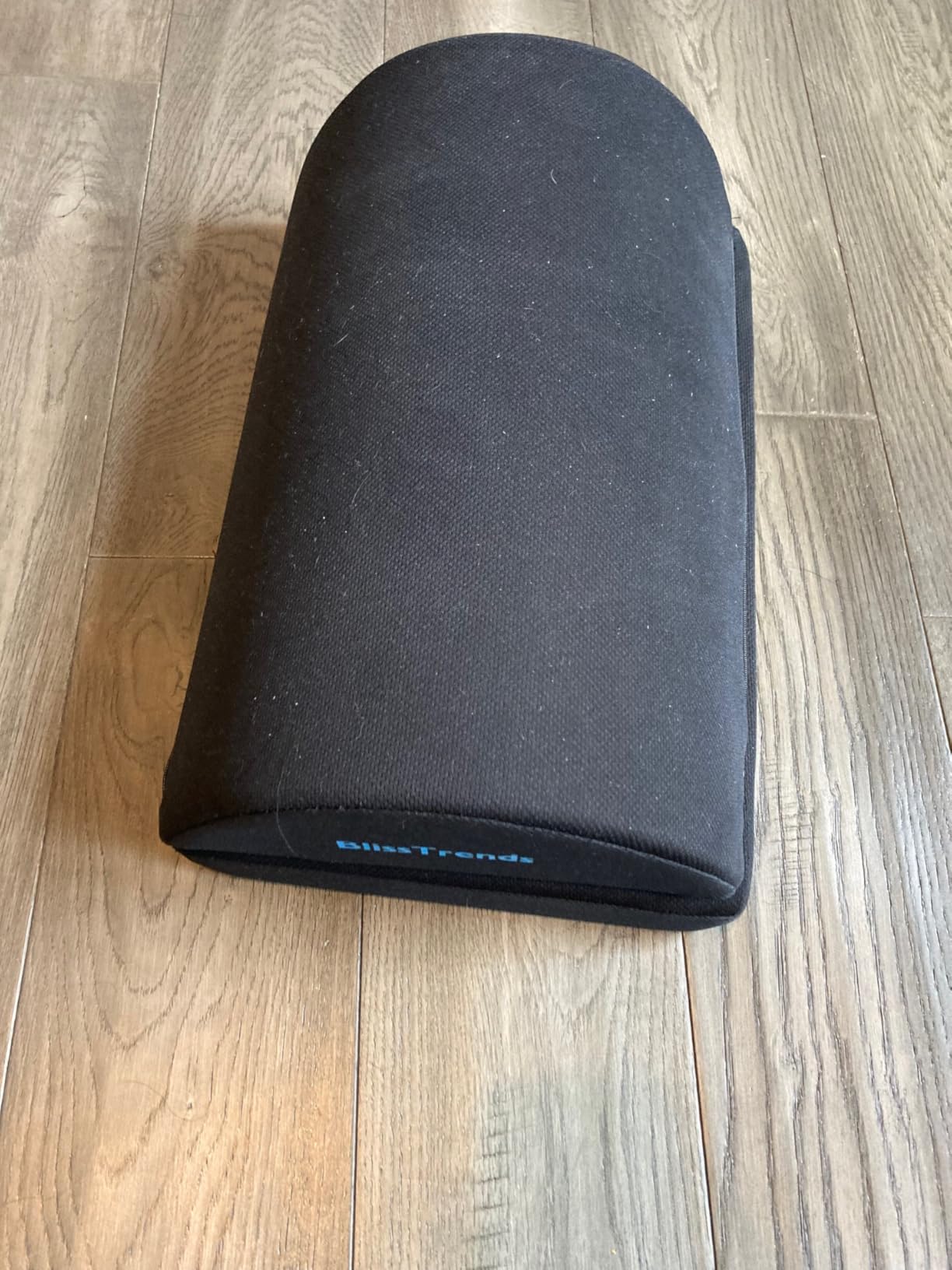 BlissTrends Foot Rest for Under Desk at Work-Versatile Foot Stool with Washable Cover-Comfortable Footrest with 2 Adjustable Heights for Car,Home and Office to Relieve Back,Lumbar,Knee Pain-Black customer photo 2