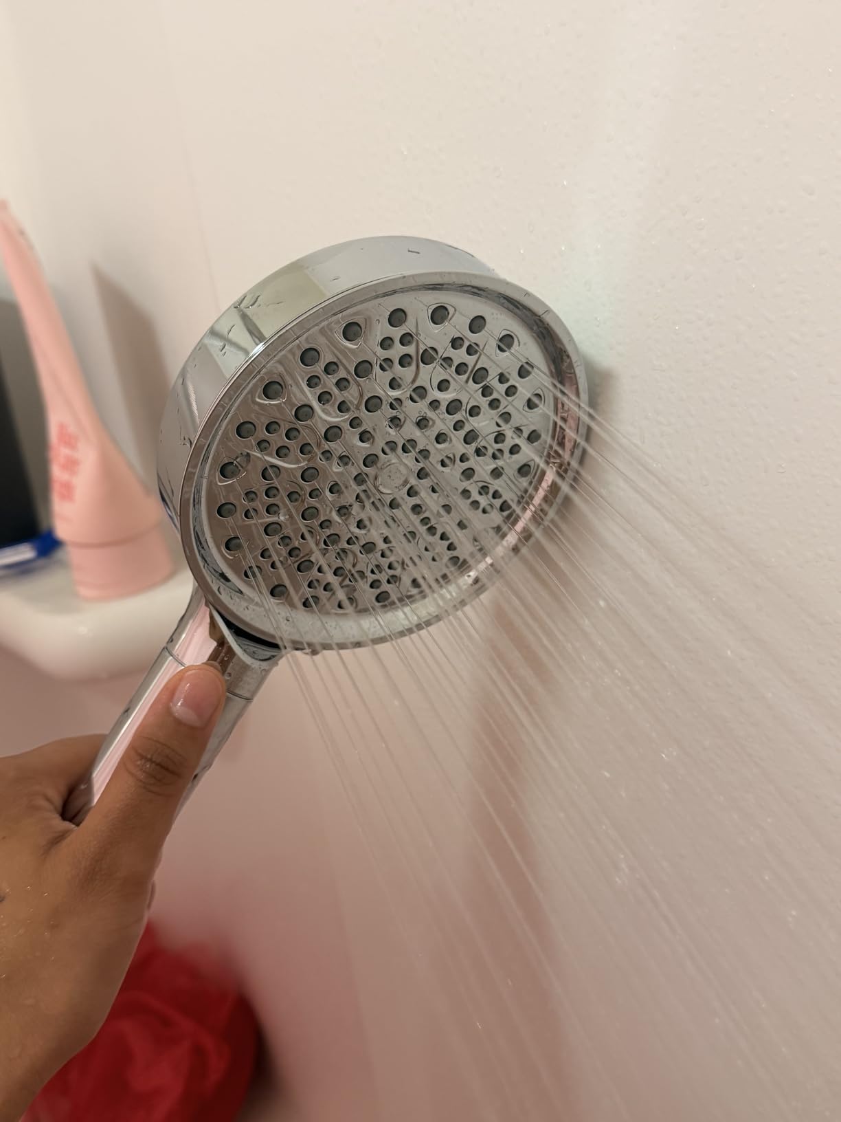 Cobbe Filtered Shower Head with Handheld, High Pressure 6 Spray Mode Showerhead with Filters, Water Softener Filters Beads for Hard Water, Chrome customer photo 2